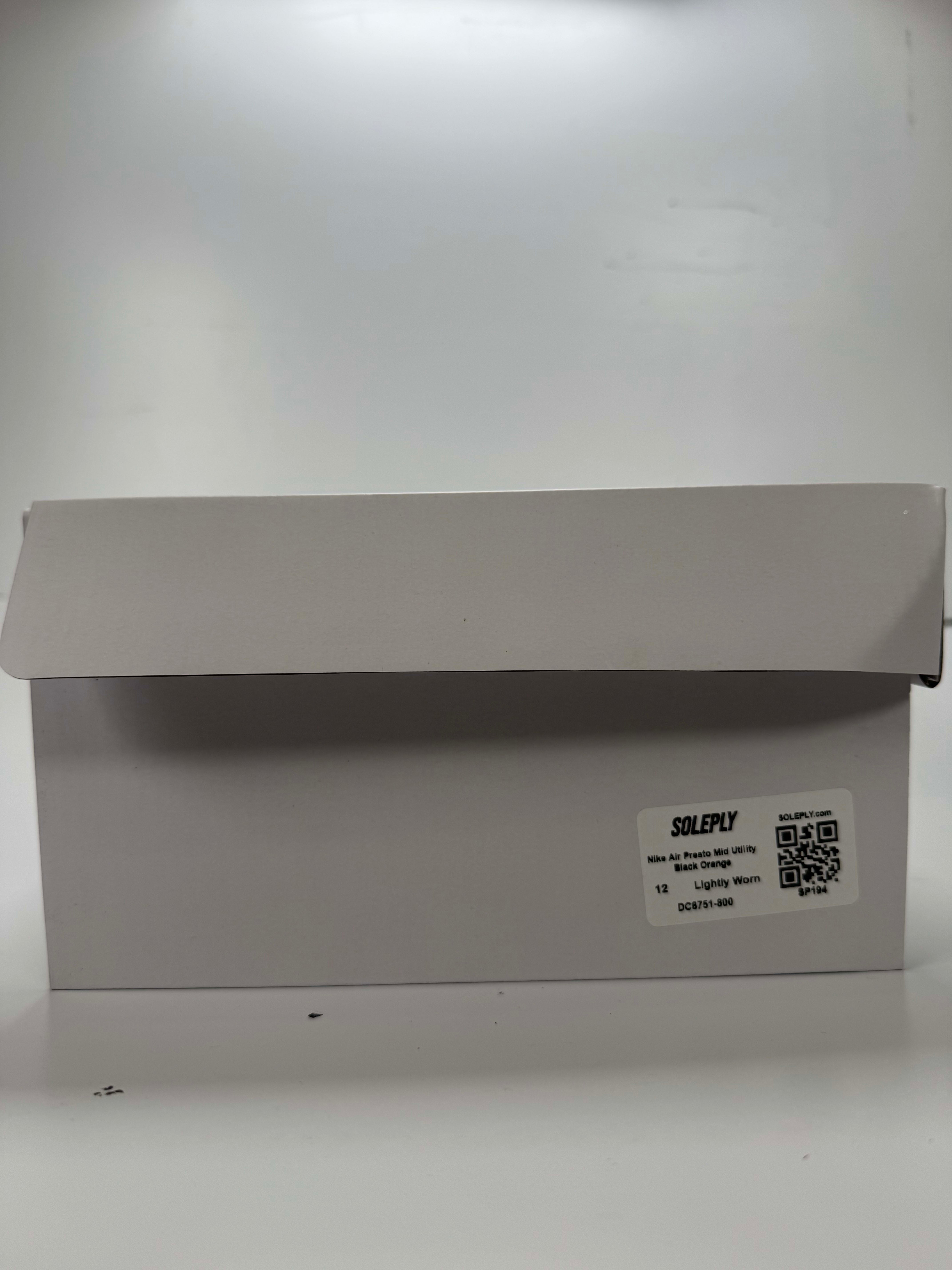 SP194 Nike Air Presto Mid Utility Black Orange