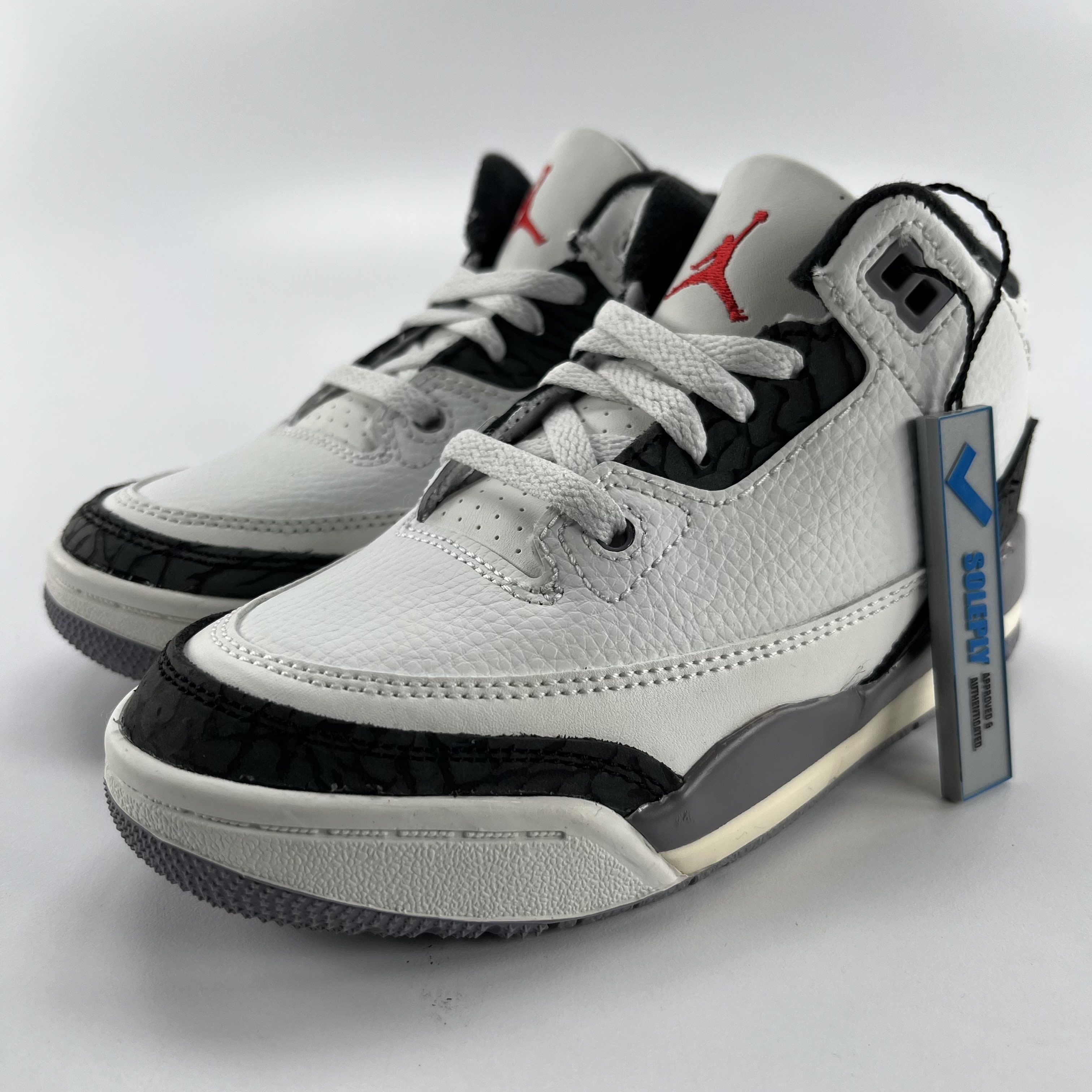 671275 Jordan 3 Retro Cement Grey (PS)