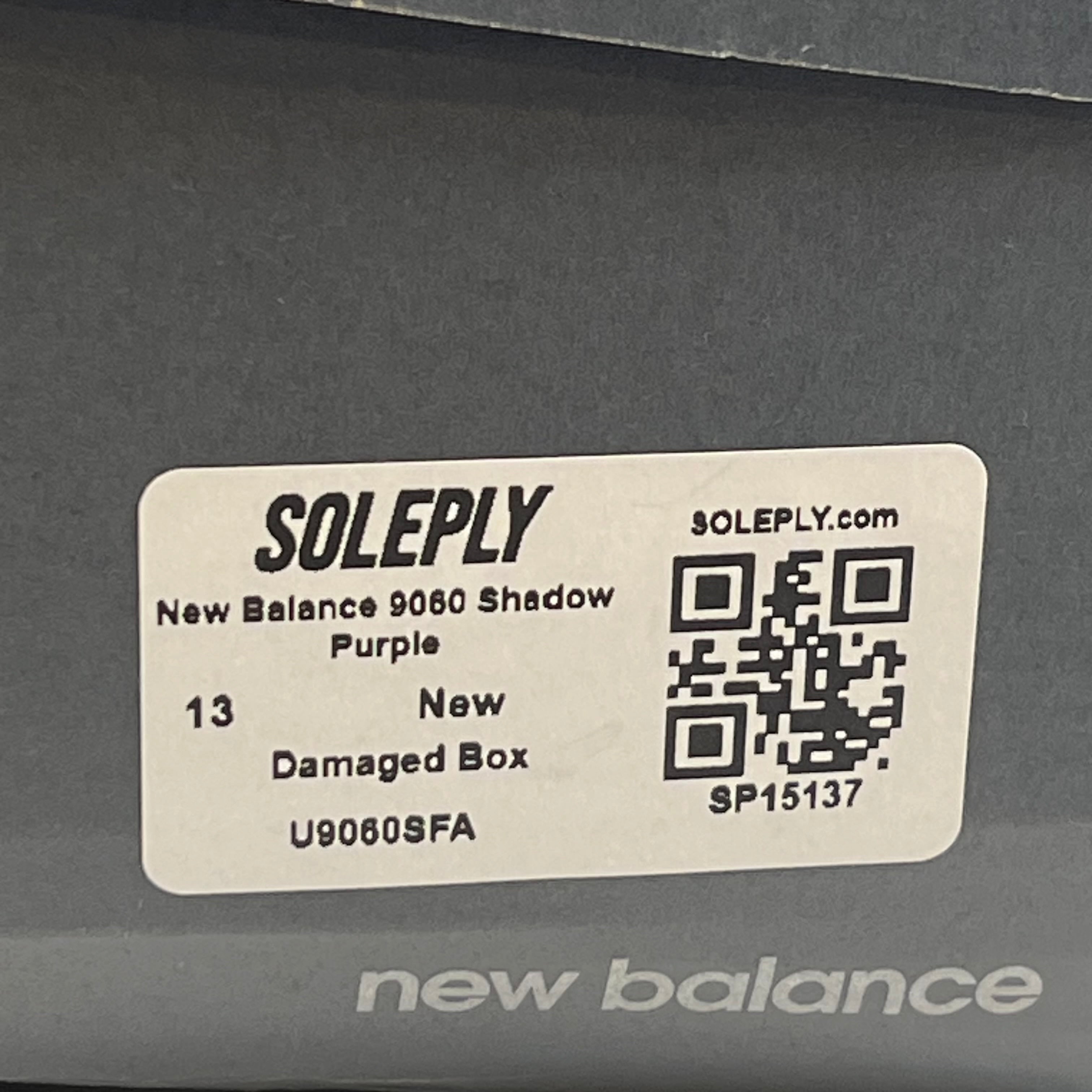 [SP15137] New Balance 9060 Shadow Purple