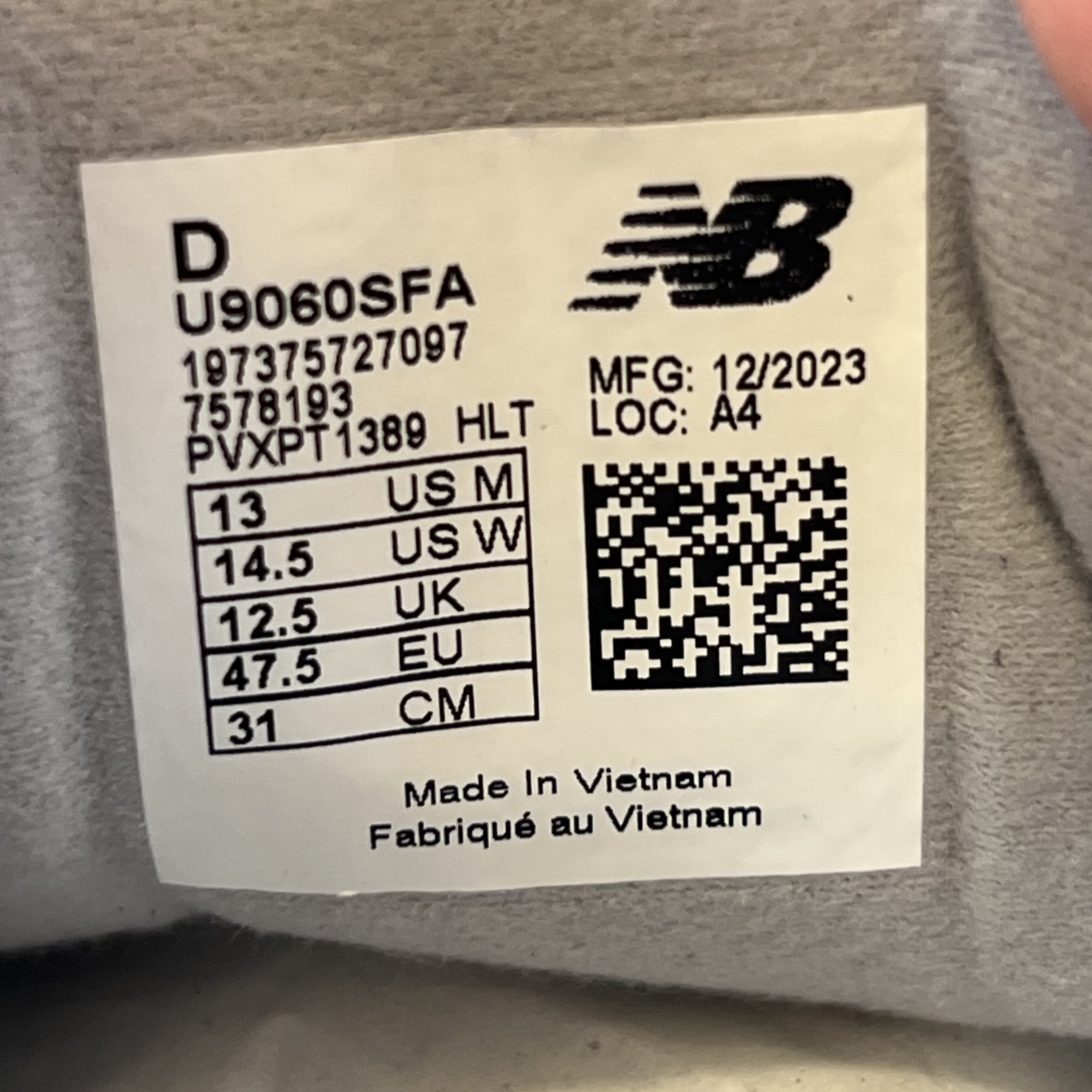 [SP15137] New Balance 9060 Shadow Purple