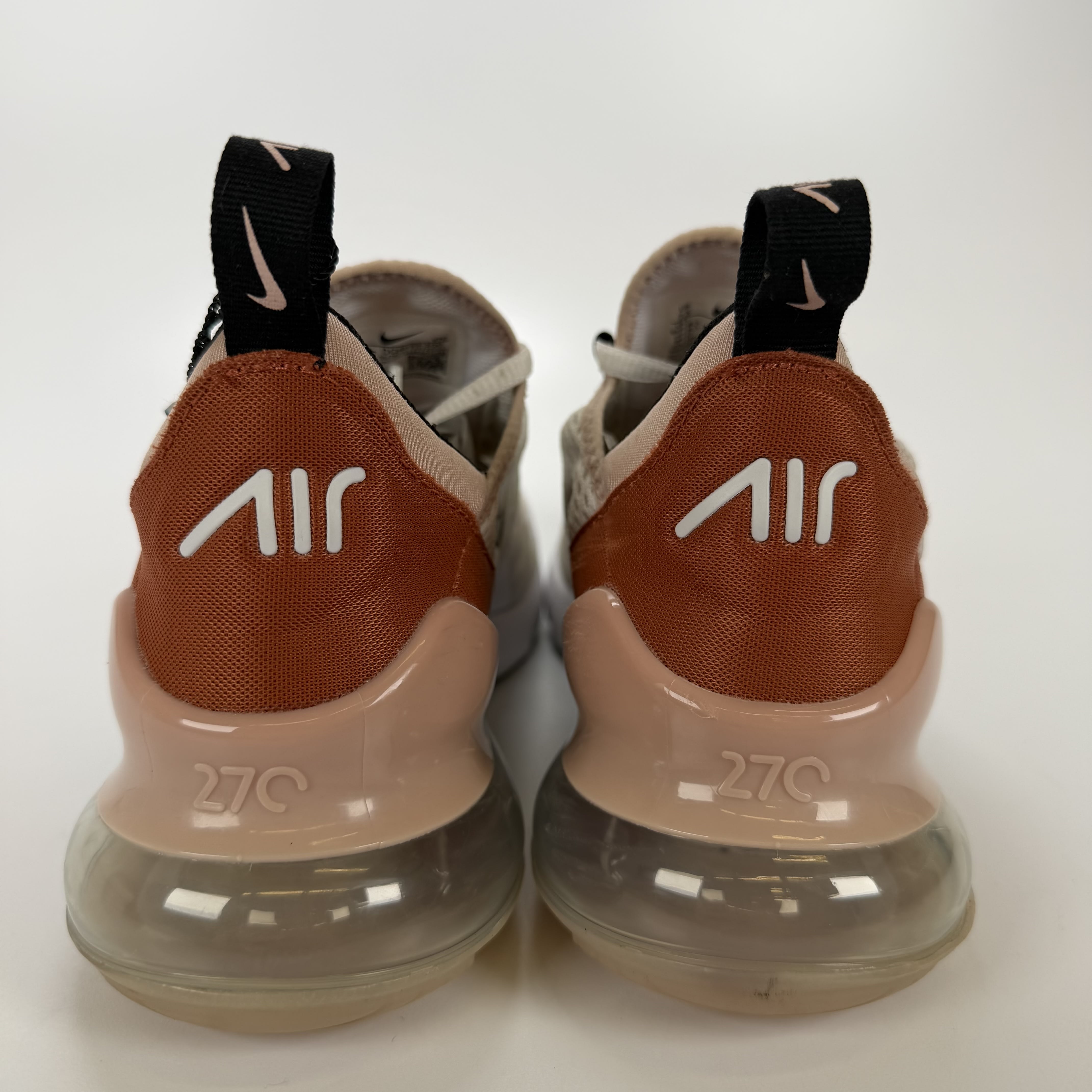 SP4988 Nike Air Max 270 White Burnt Sunrise (Women's)