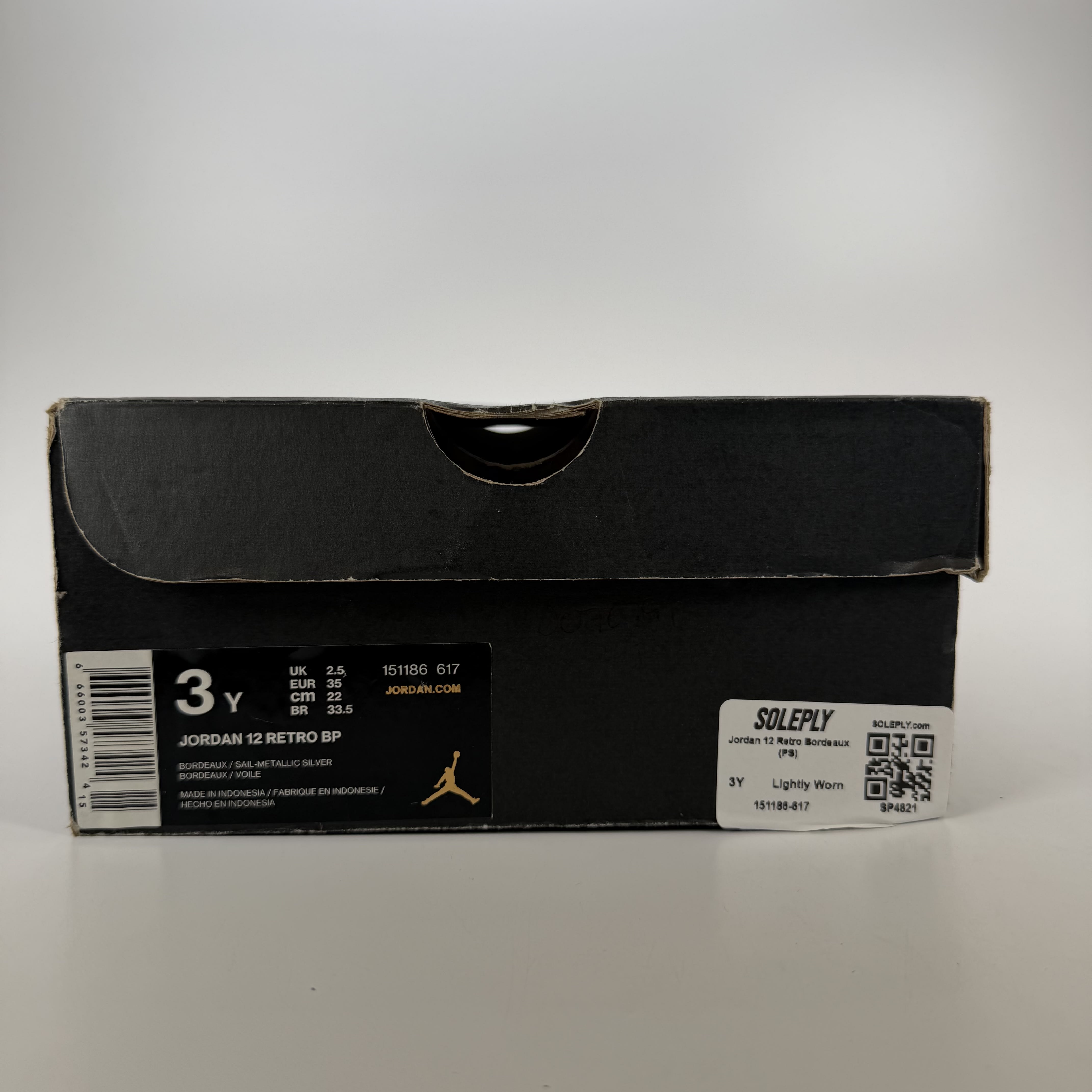 SP4821 Jordan 12 Retro Bordeaux (PS)