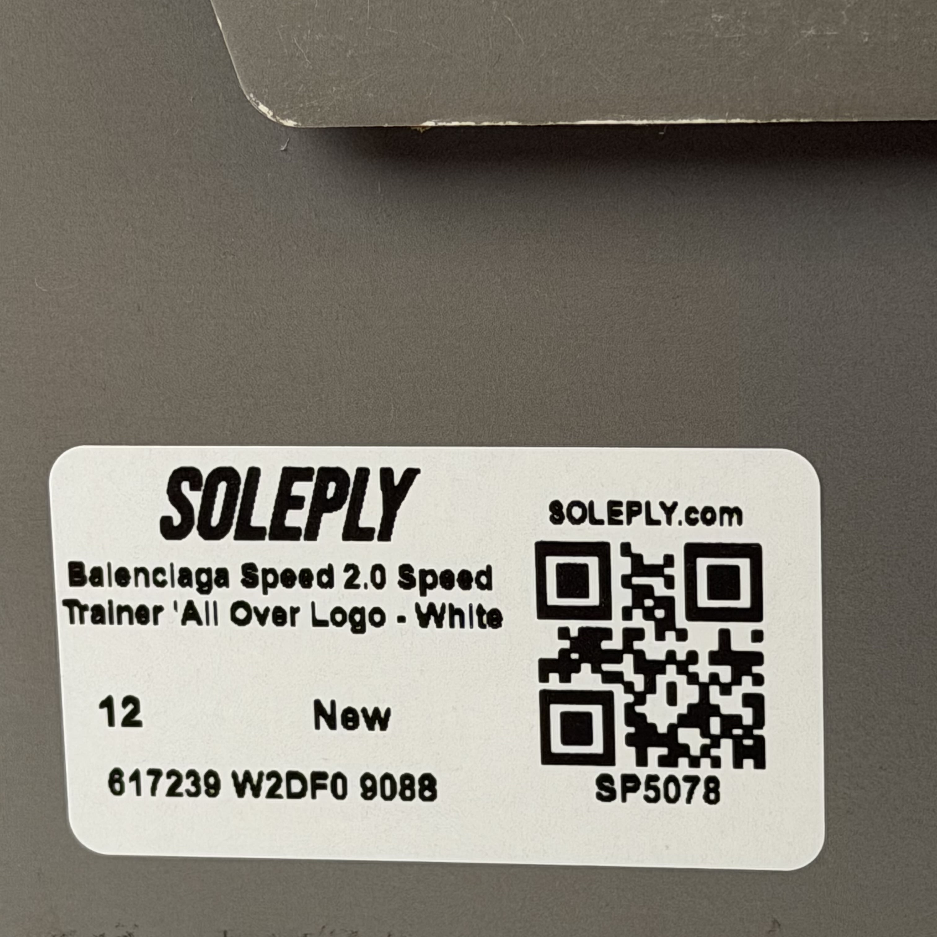 SP5078 Balenciaga Speed 2.0 Speed Trainer 'All Over Logo - White Multi'