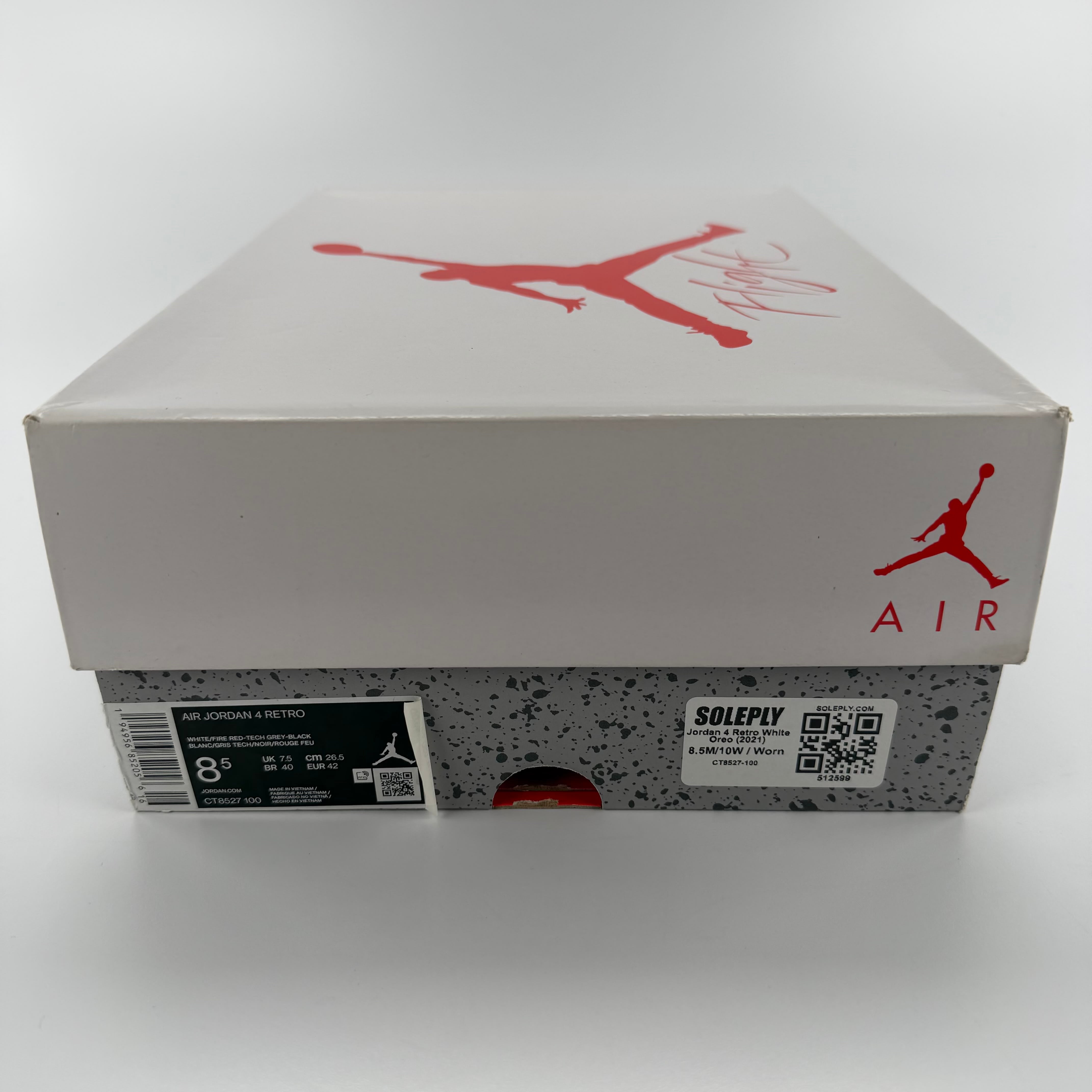 512599 Jordan 4 Retro White Oreo (2021)