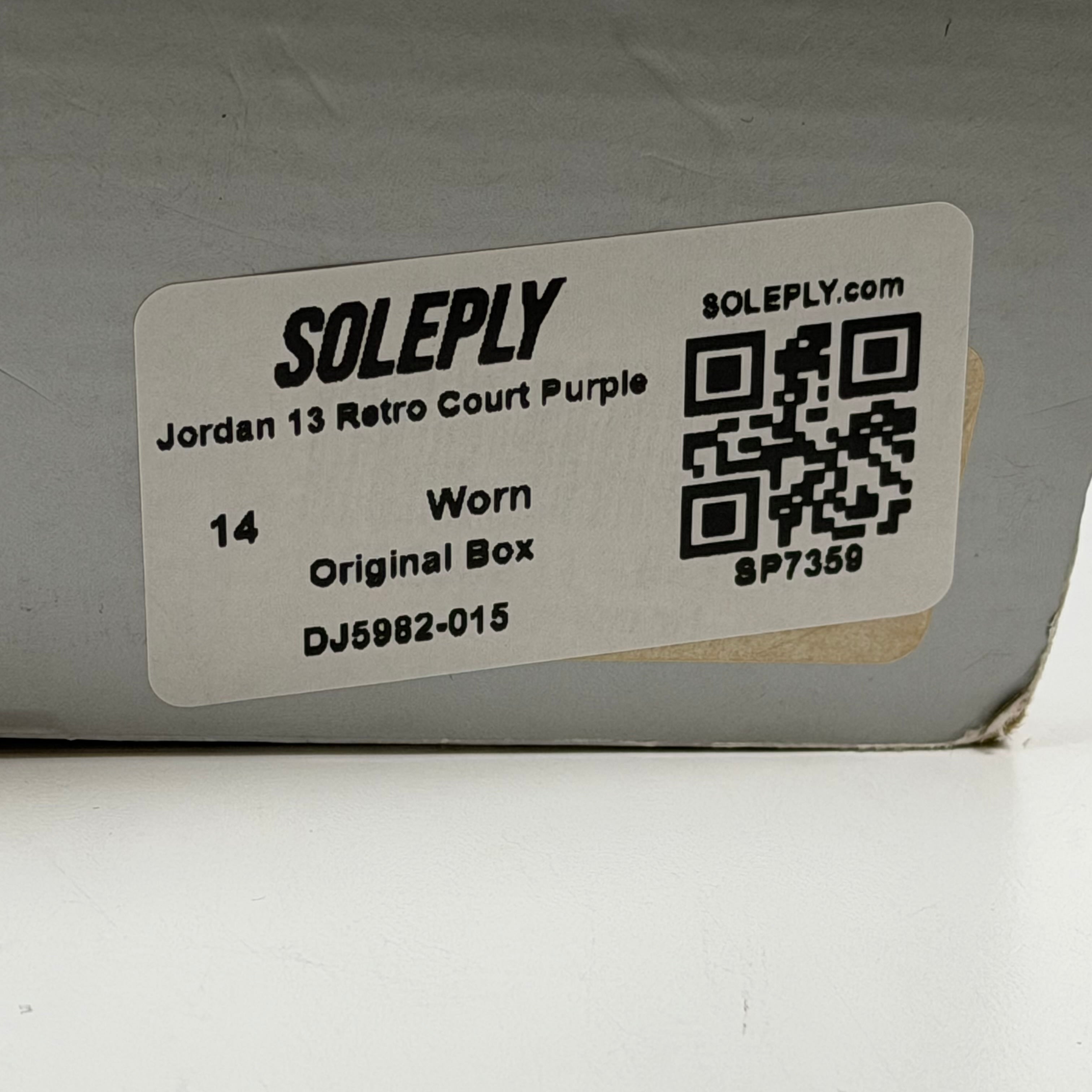 SP7359 Jordan 13 Retro Court Purple