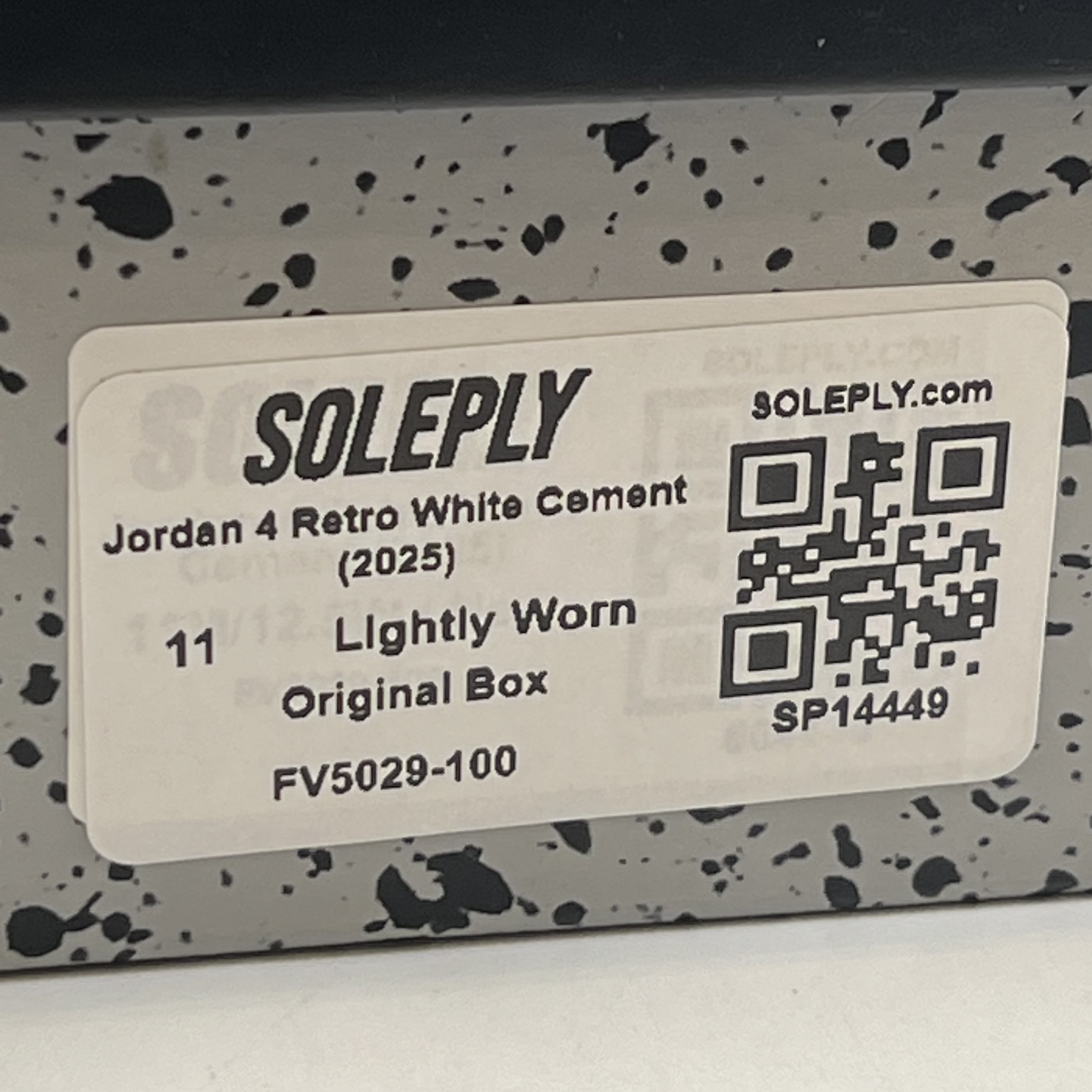 [SP14449] Jordan 4 Retro White Cement (2025)