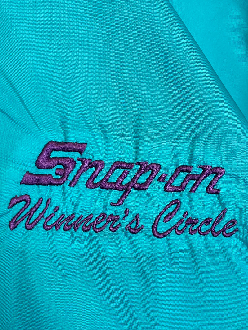 (90s) Snap On Winner's Circle Racing Colorblock Windbreaker