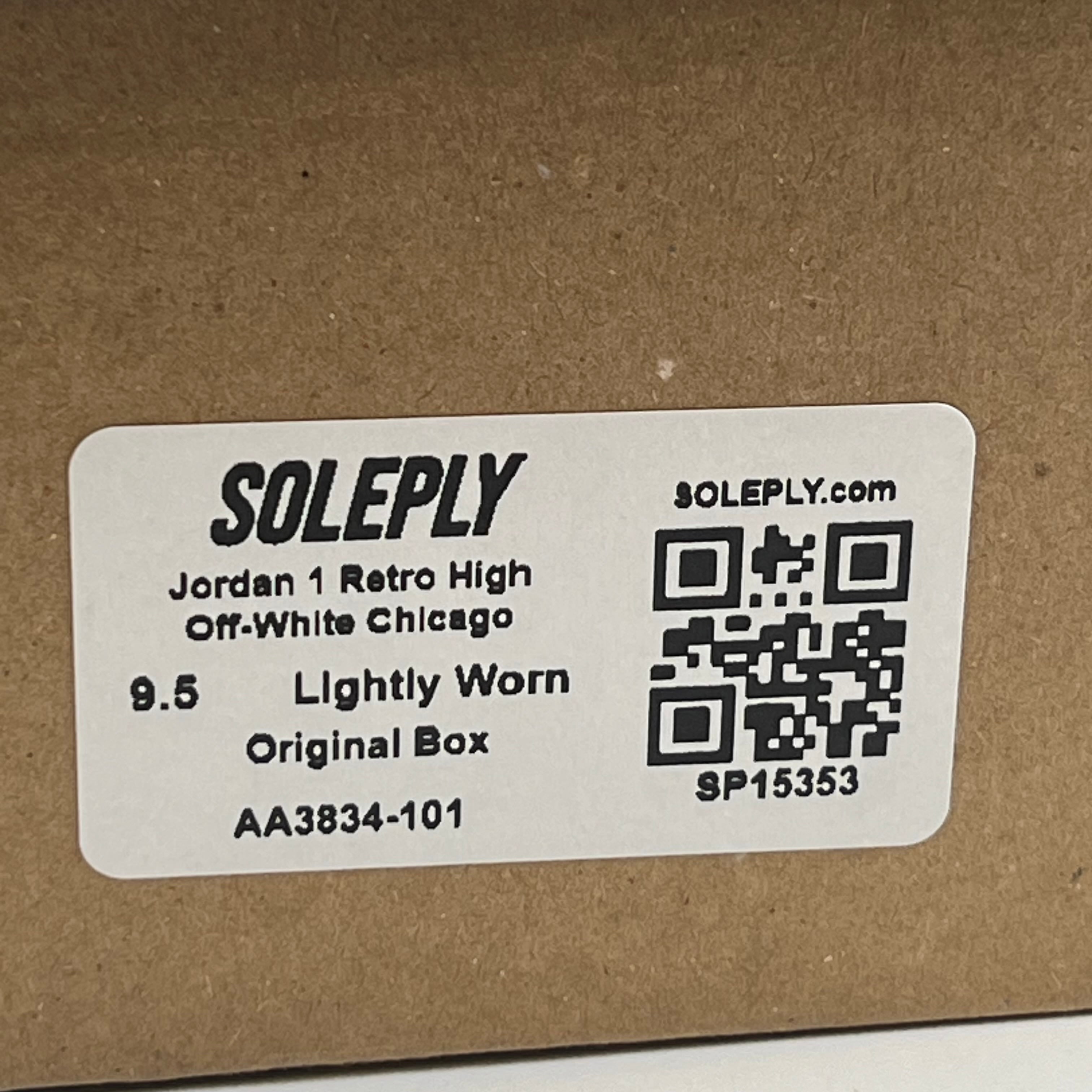 SP15353 Jordan 1 Retro High Off-White Chicago