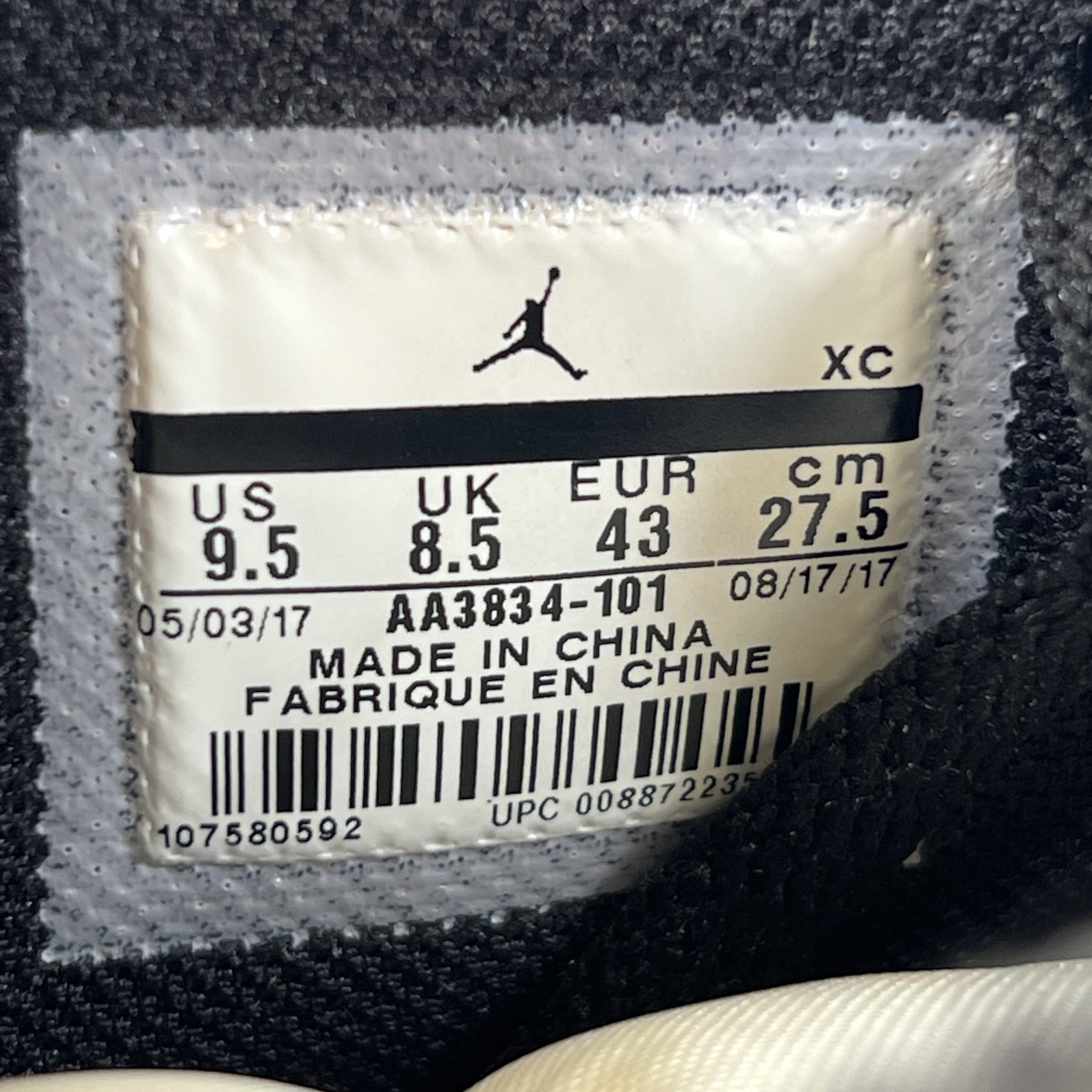 SP15353 Jordan 1 Retro High Off-White Chicago