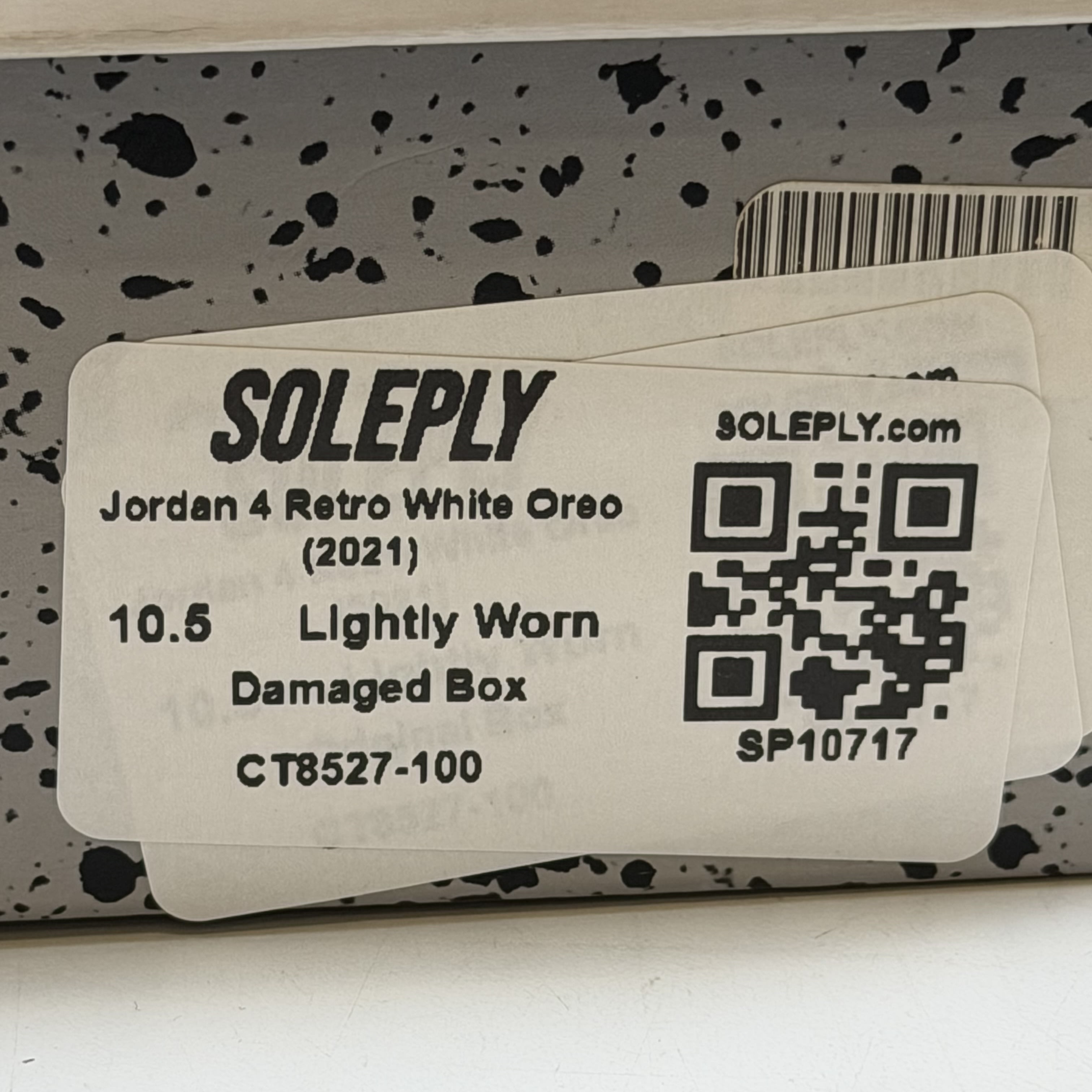 SP10717 Jordan 4 Retro White Oreo (2021)