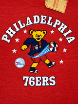 (modern) Grateful Dead Bear x Philadelphia 76ers Homage T-Shirt