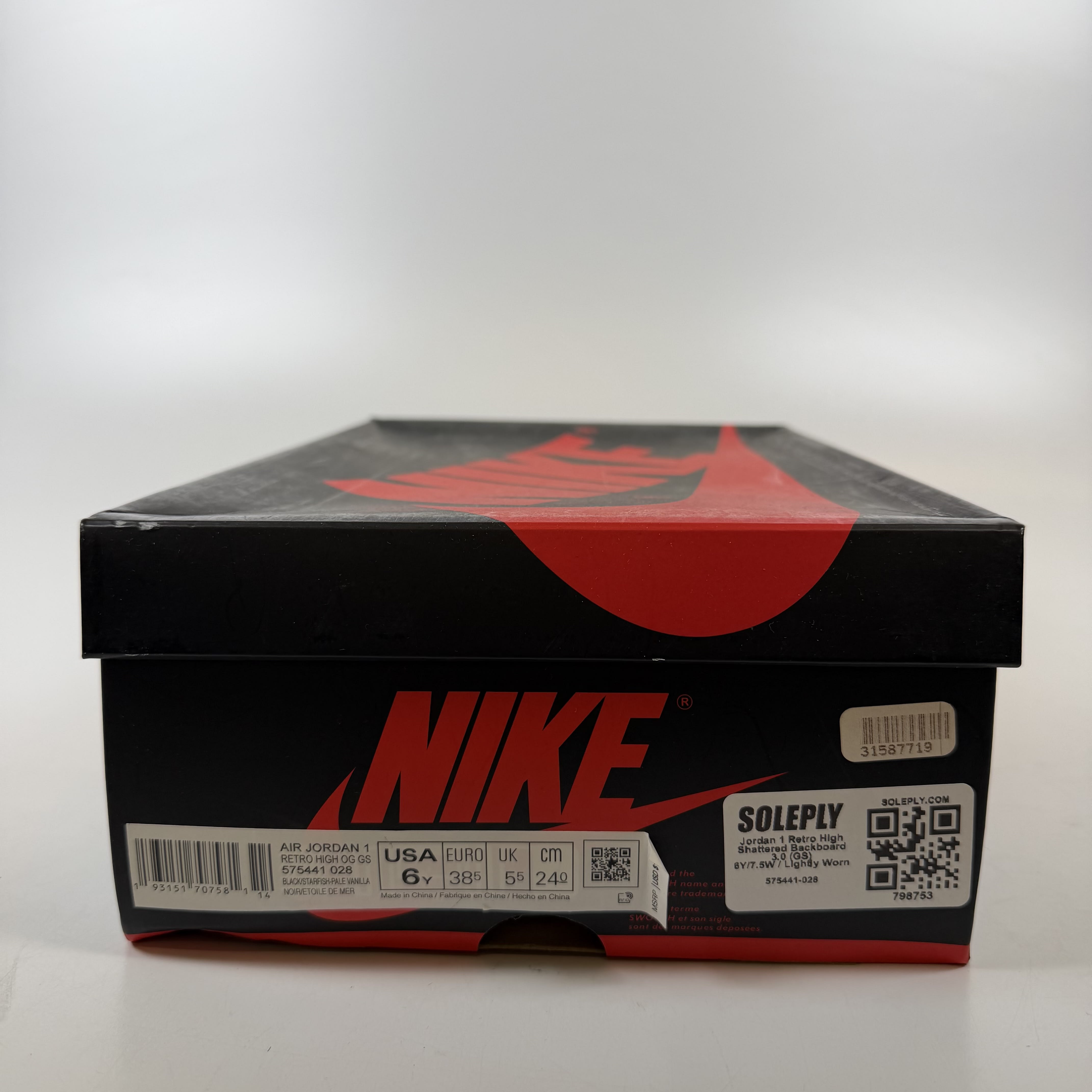 798753 Jordan 1 Retro High Shattered Backboard 3.0 (GS)