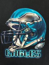 (2001) Philadelphia Eagles Helmet Big Print T-Shirt