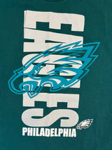 (00s) Philadelphia Eagles Triple Logo Midnight Green T-Shirt