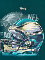 (00s) Philadelphia Eagles Midnight Green Helmet T-Shirt