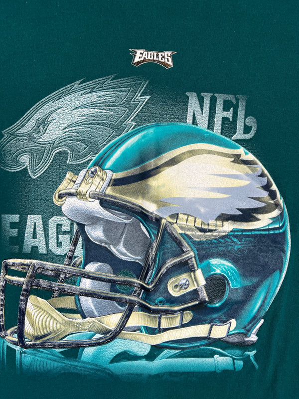 (00s) Philadelphia Eagles Midnight Green Helmet T-Shirt