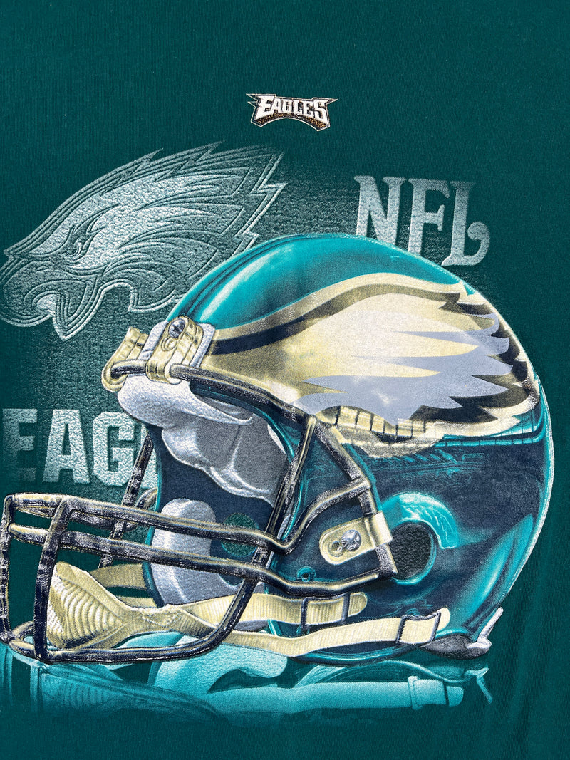 (00s) Philadelphia Eagles Midnight Green Helmet T-Shirt