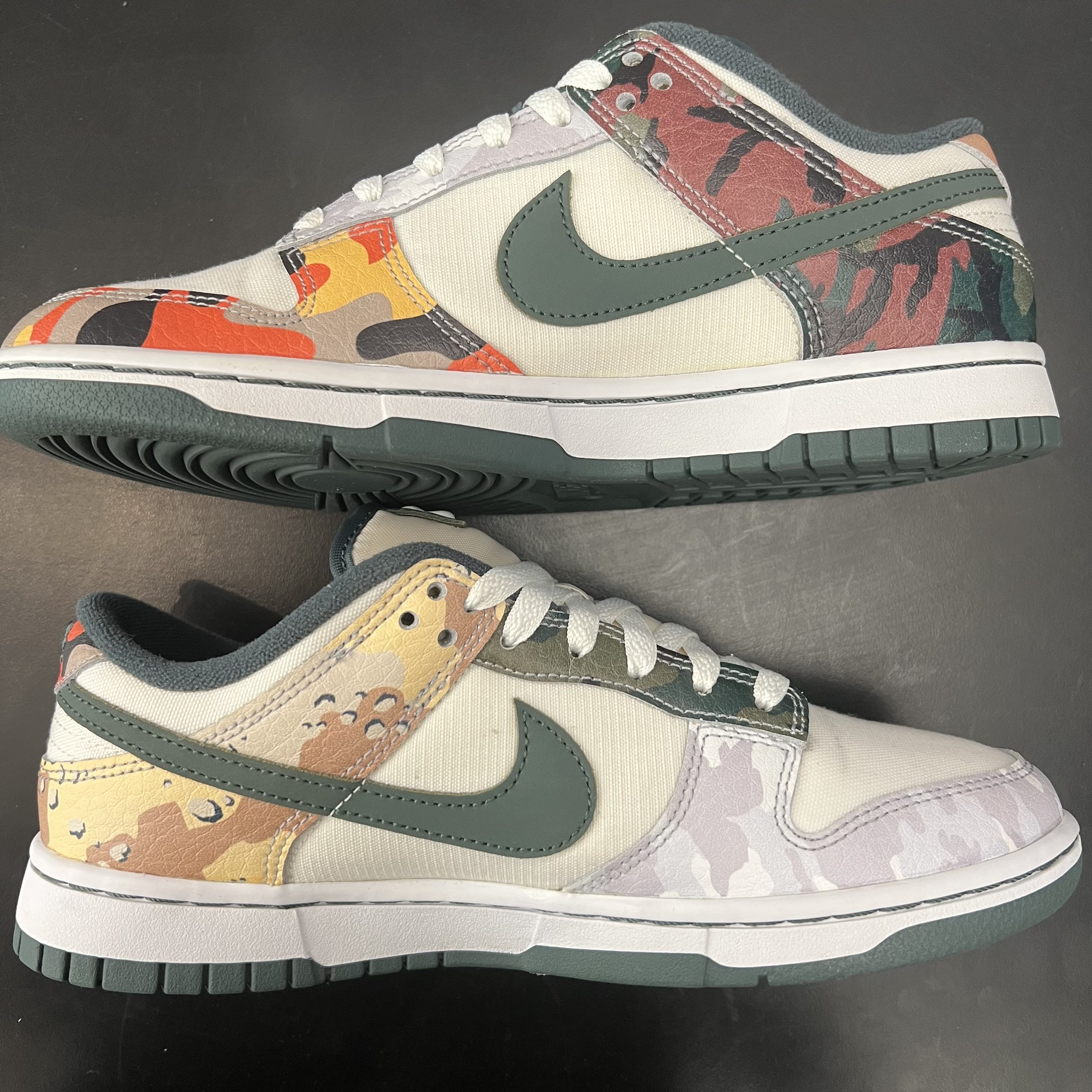 522695 Nike Dunk Low SE Sail Multi-Camo