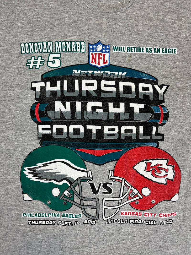 (2013) Eagles vs Chiefs McNabb Retirement Night Parking Lot T-Shirt