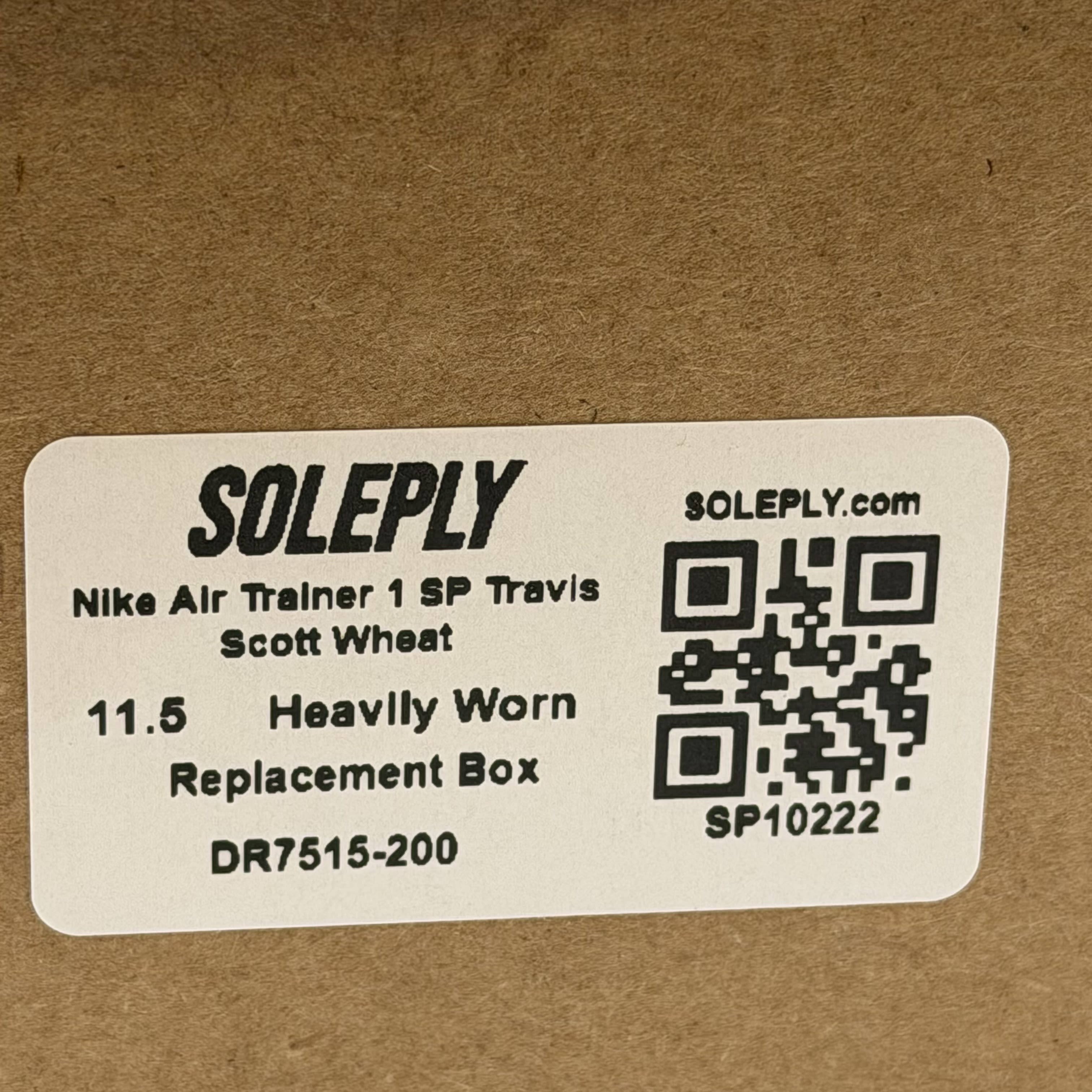 SP10222 Nike Air Trainer 1 SP Travis Scott Wheat