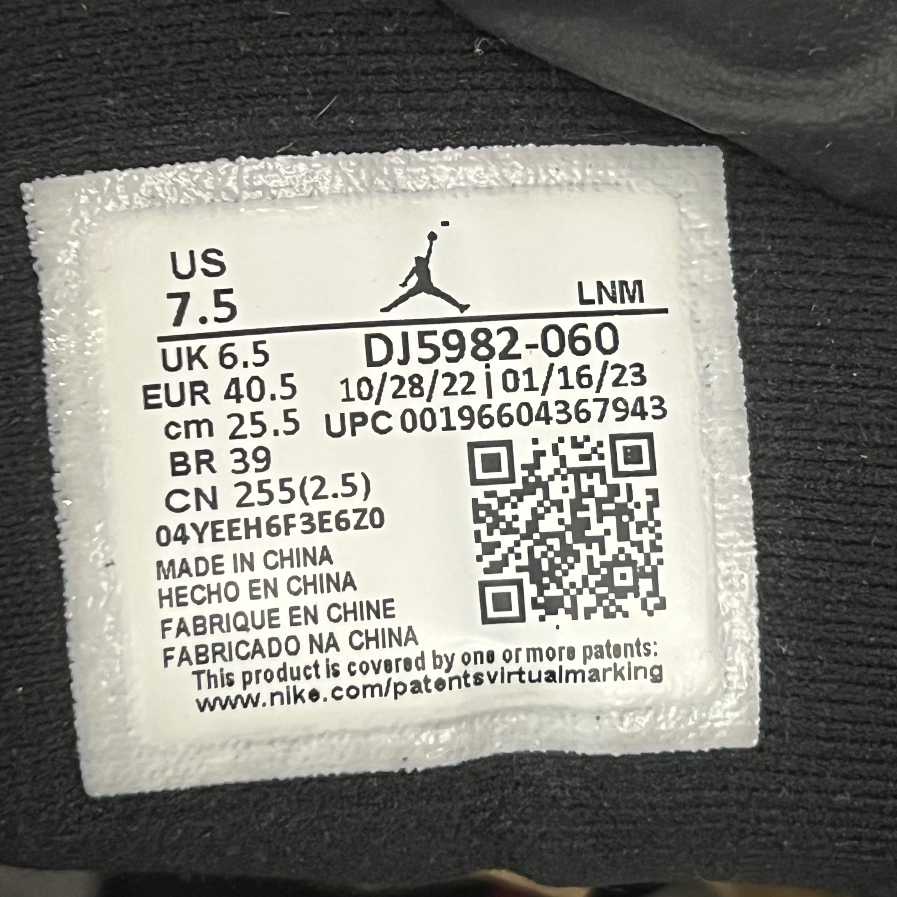 519155 Jordan 13 Retro Black Flint