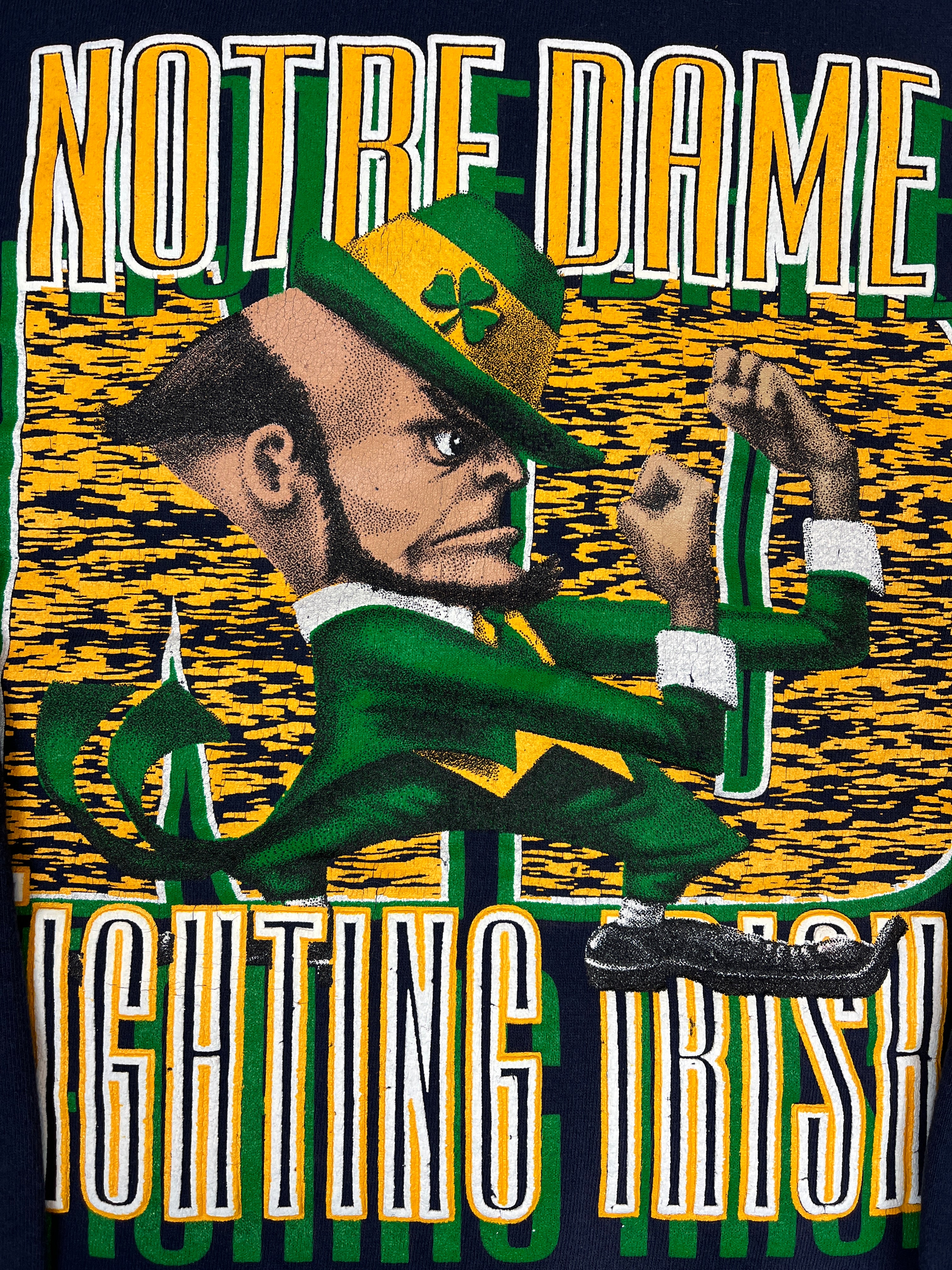 435537 (90s) Notre Dame Fighting Irish College Crewneck
