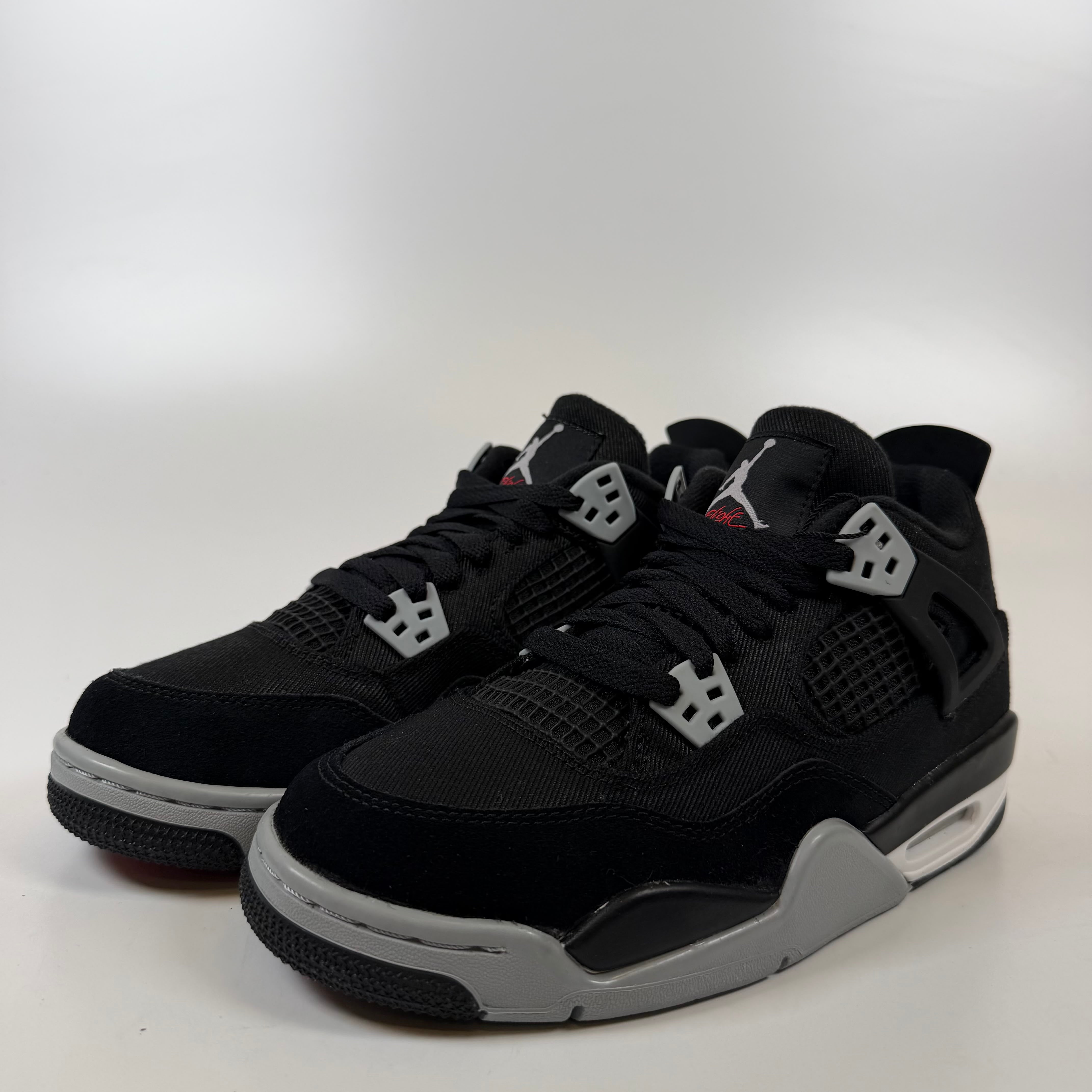 SP11673 Jordan 4 Retro Black Canvas (GS)