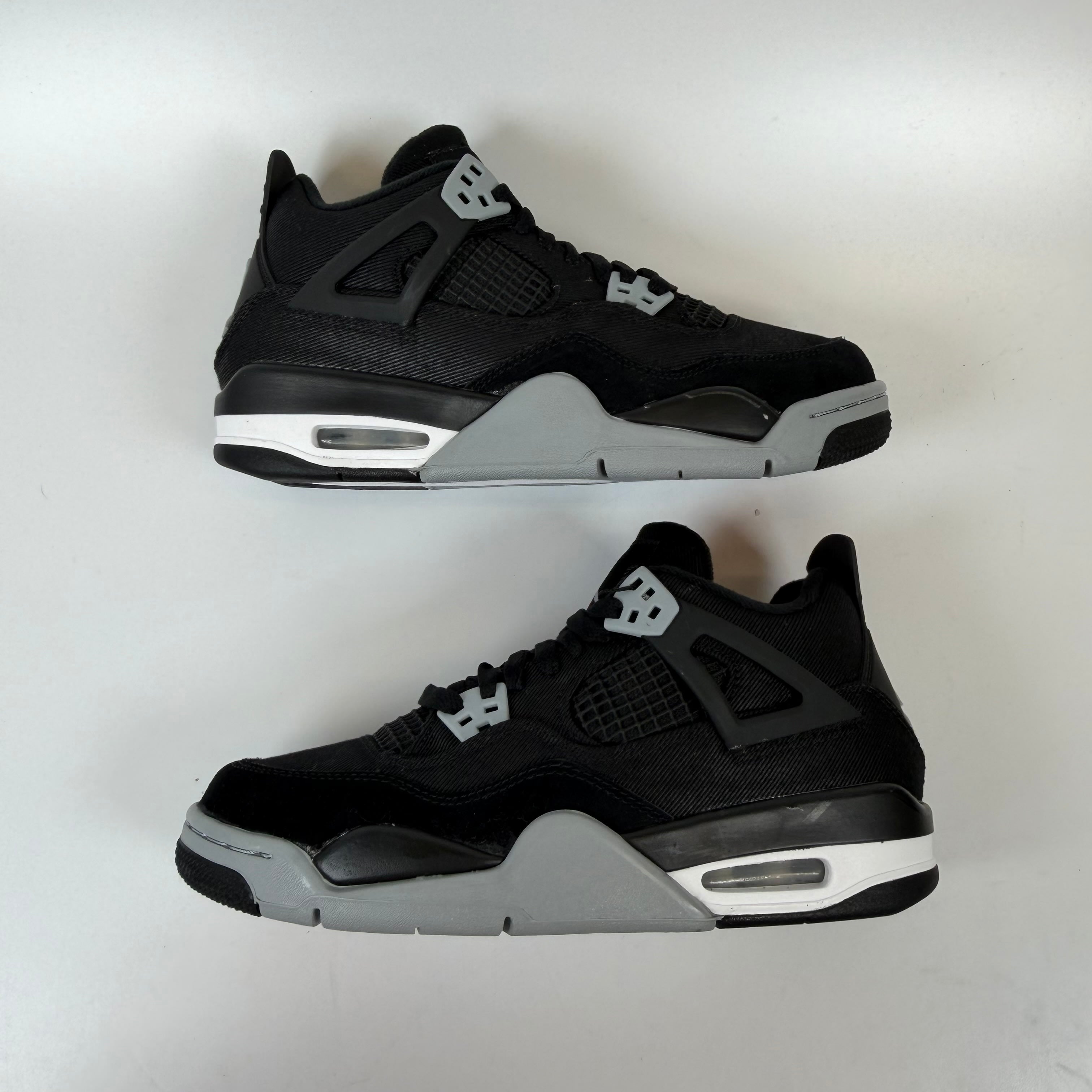 SP11673 Jordan 4 Retro Black Canvas (GS)
