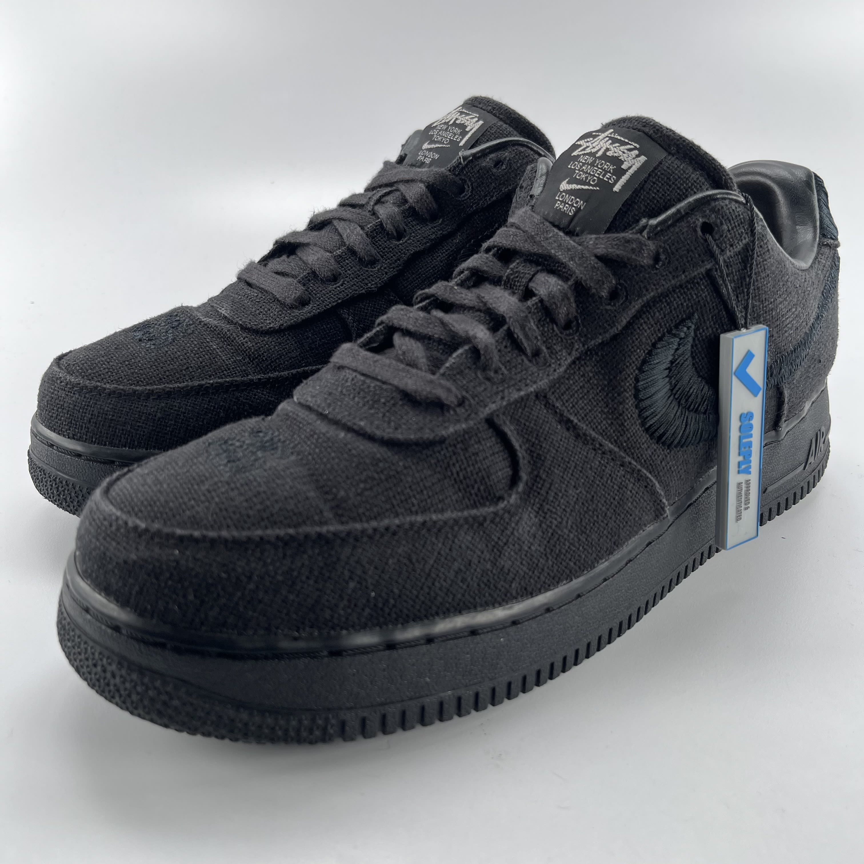 797282 Nike Air Force 1 Low Stussy Black