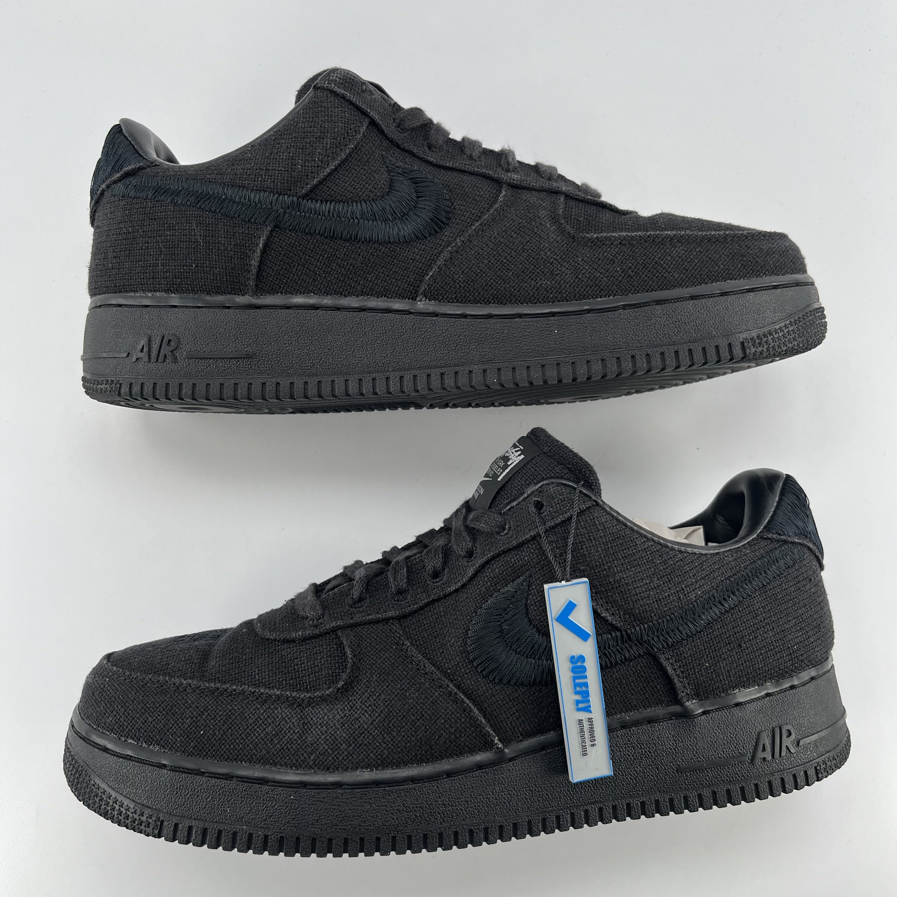 797282 Nike Air Force 1 Low Stussy Black