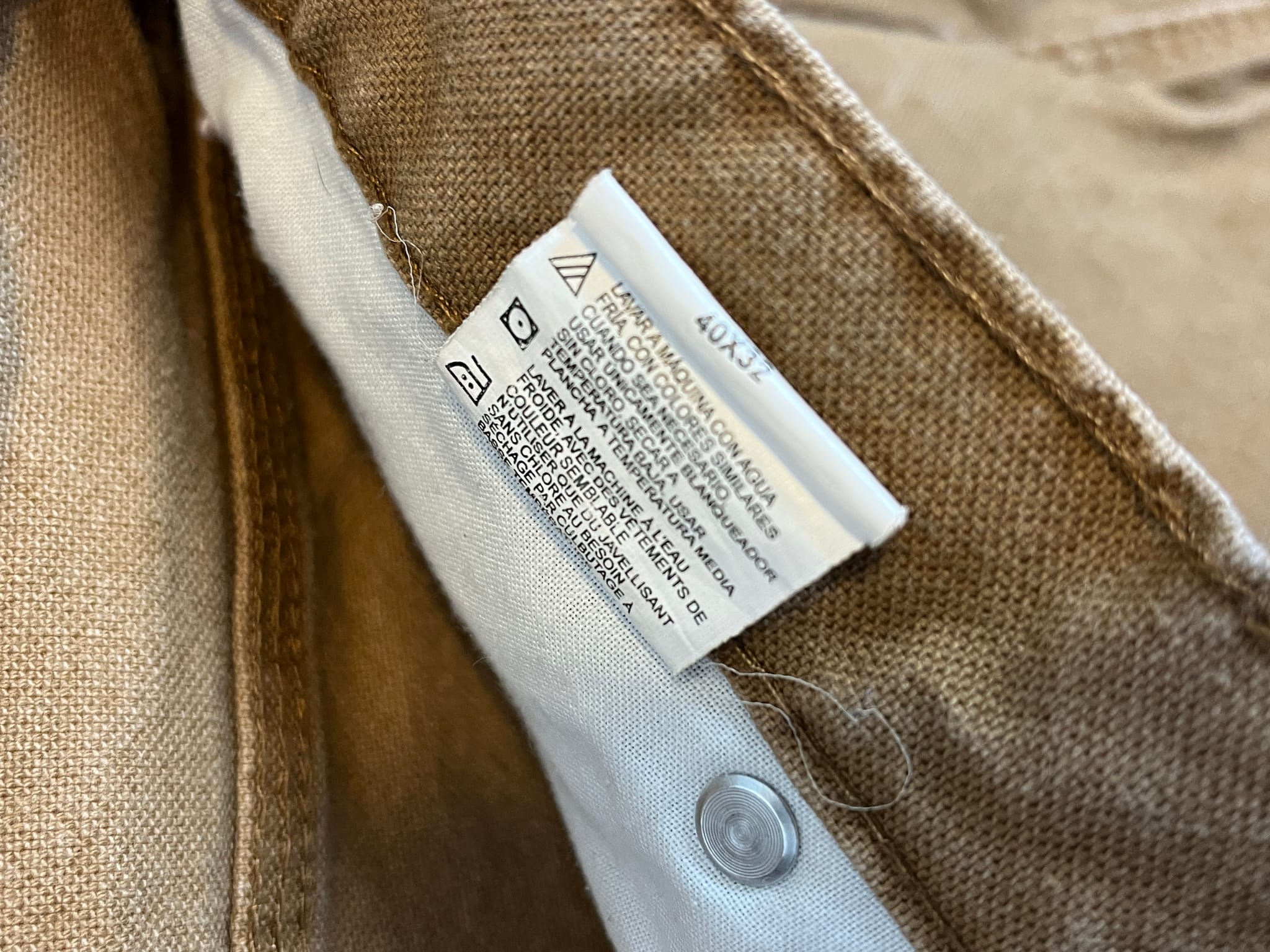 435514 (40x32) Dickies Beige Carpenter Work Pants