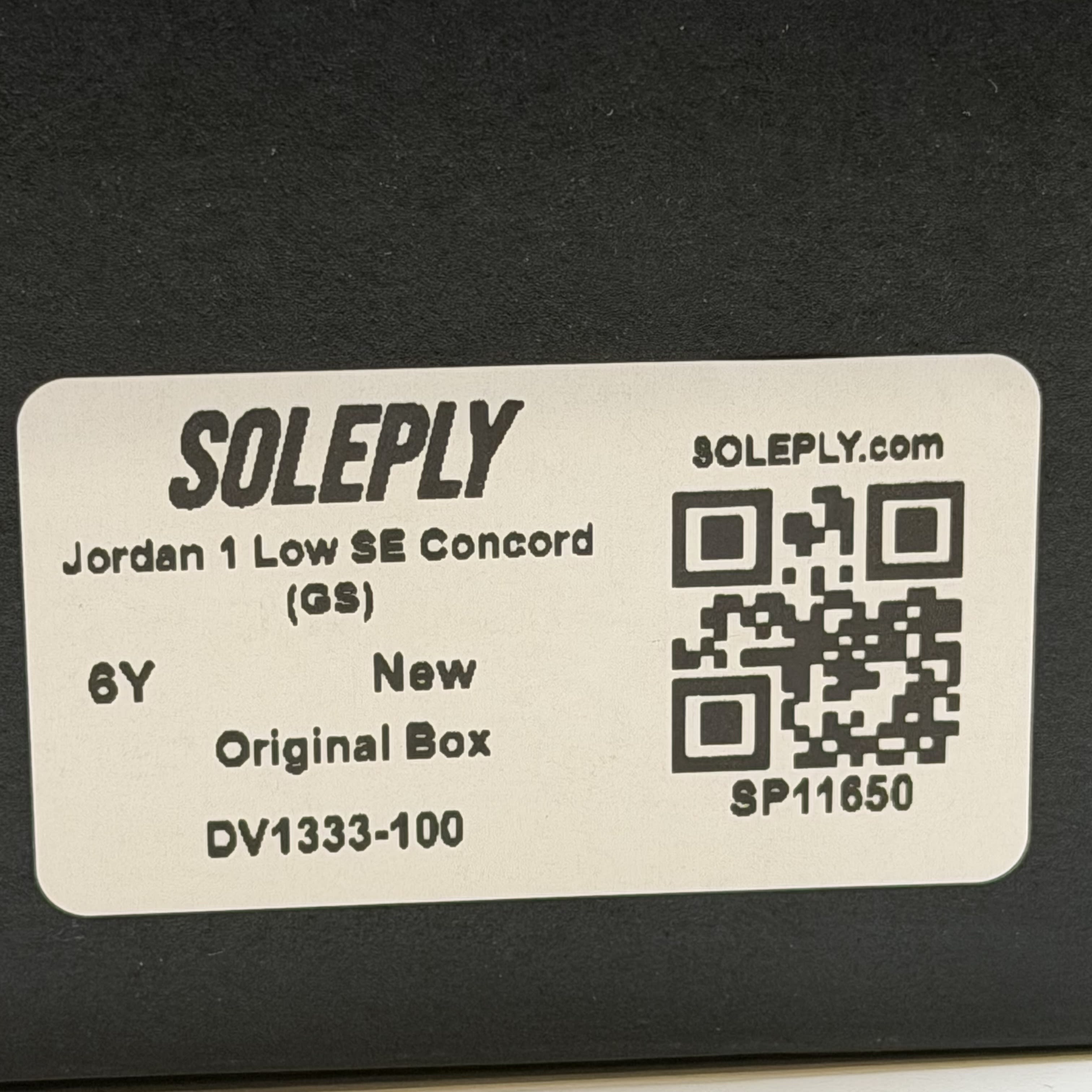 SP11650 Jordan 1 Low SE Concord (GS)
