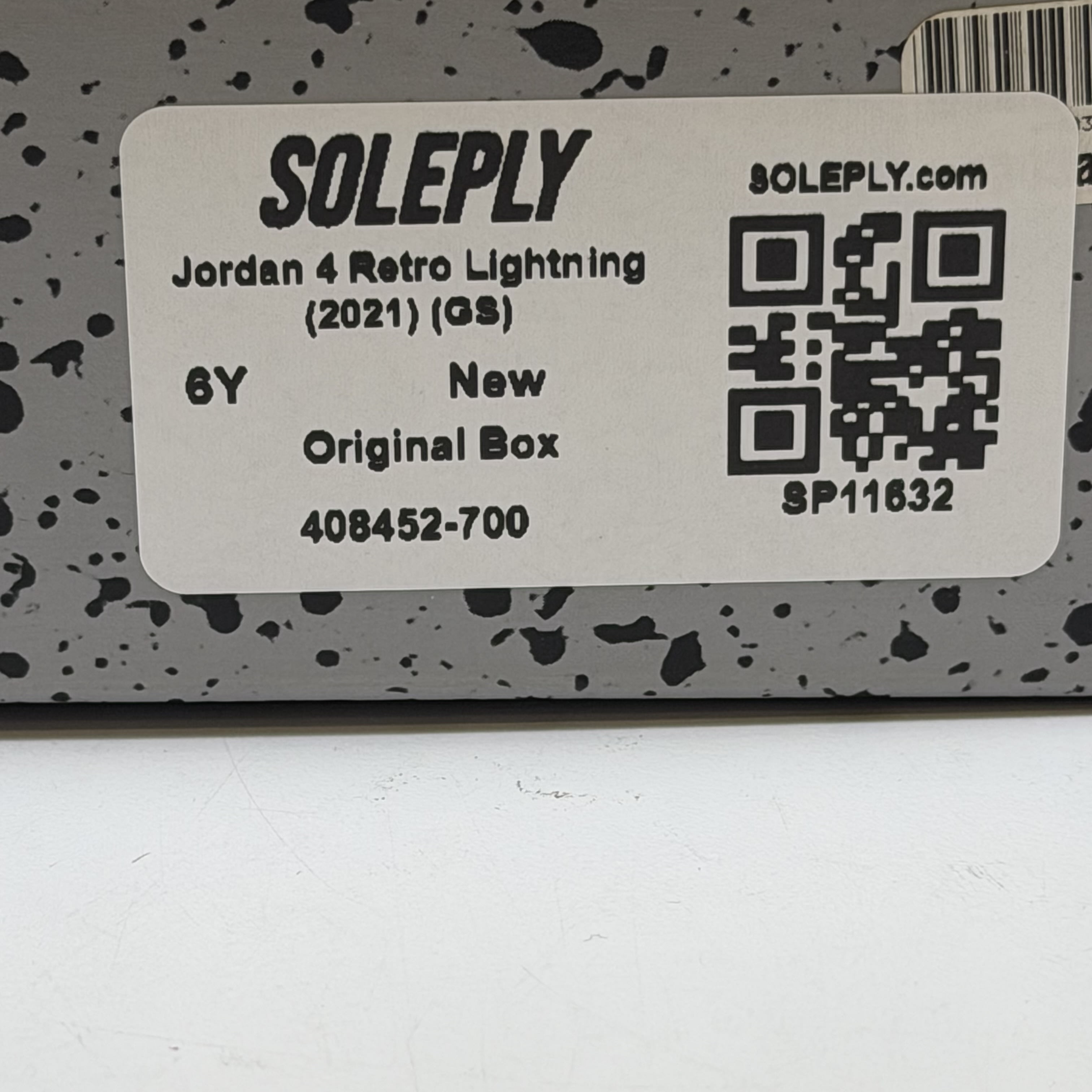 SP11632 Jordan 4 Retro Lightning (2021) (GS)