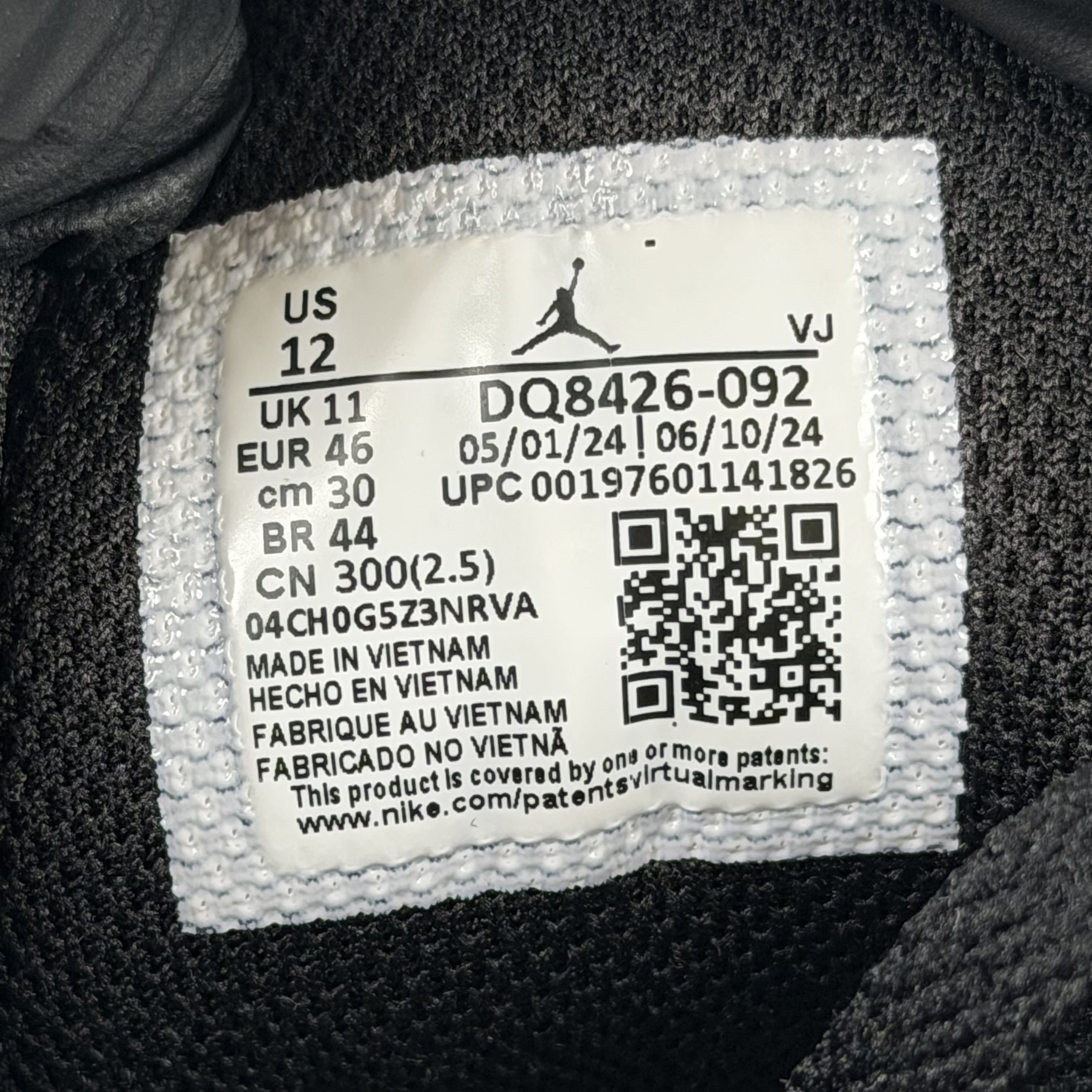 SP5098 Jordan 1 Mid Black White Olive