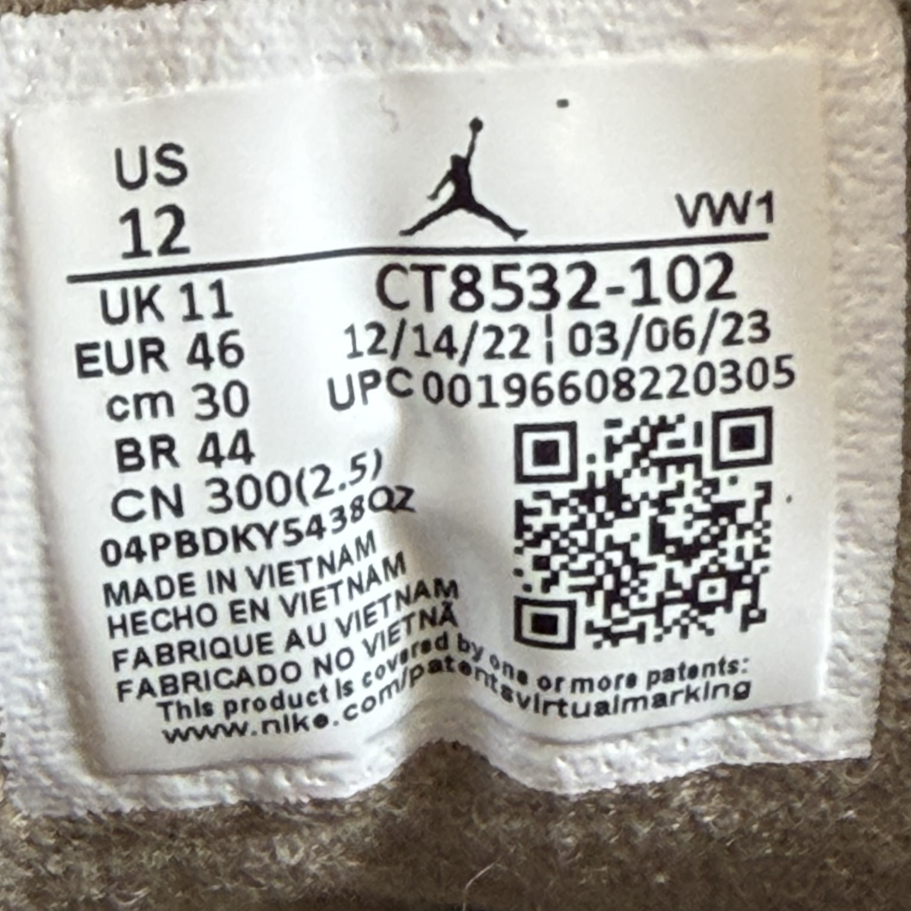 SP7796 Jordan 3 Retro Palomino