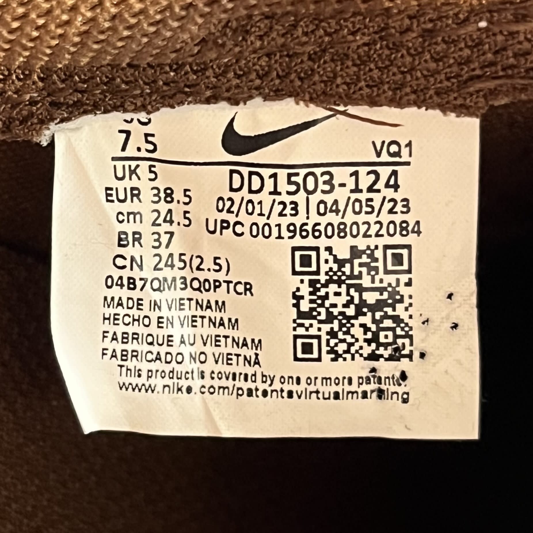 276140 Nike Dunk Low Cacao Wow (Women's)