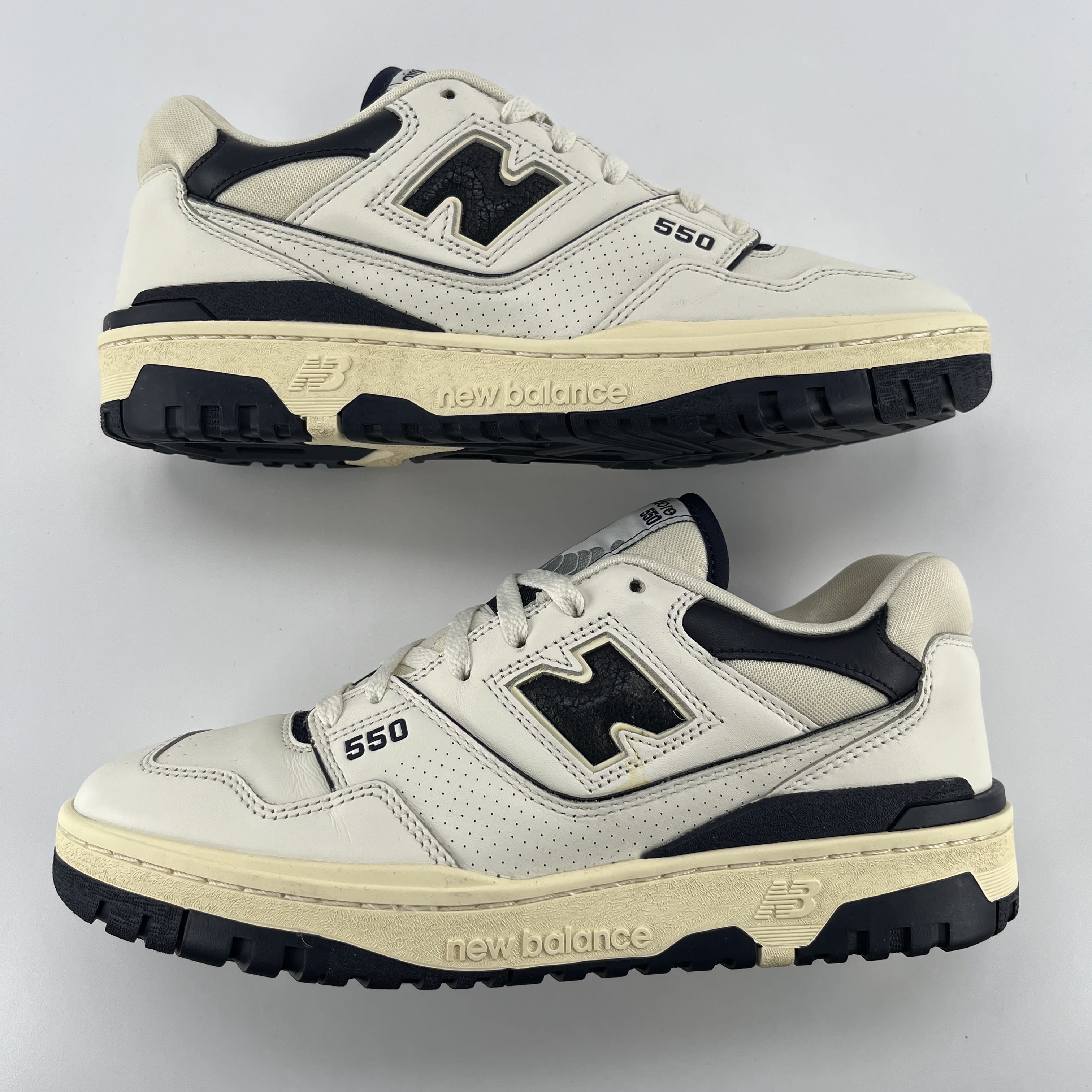 632813 New Balance 550 Aime Leon Dore White Navy