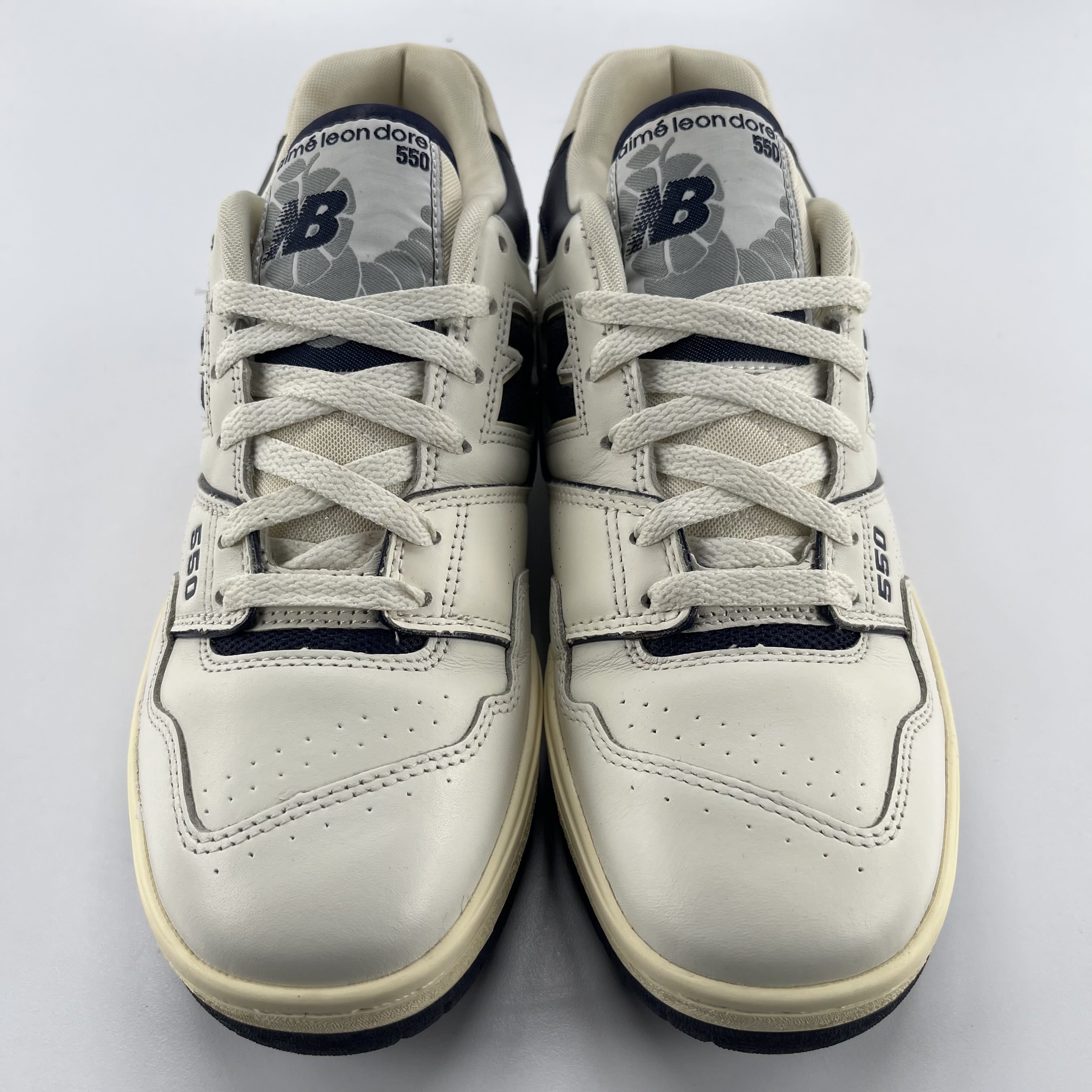 632813 New Balance 550 Aime Leon Dore White Navy