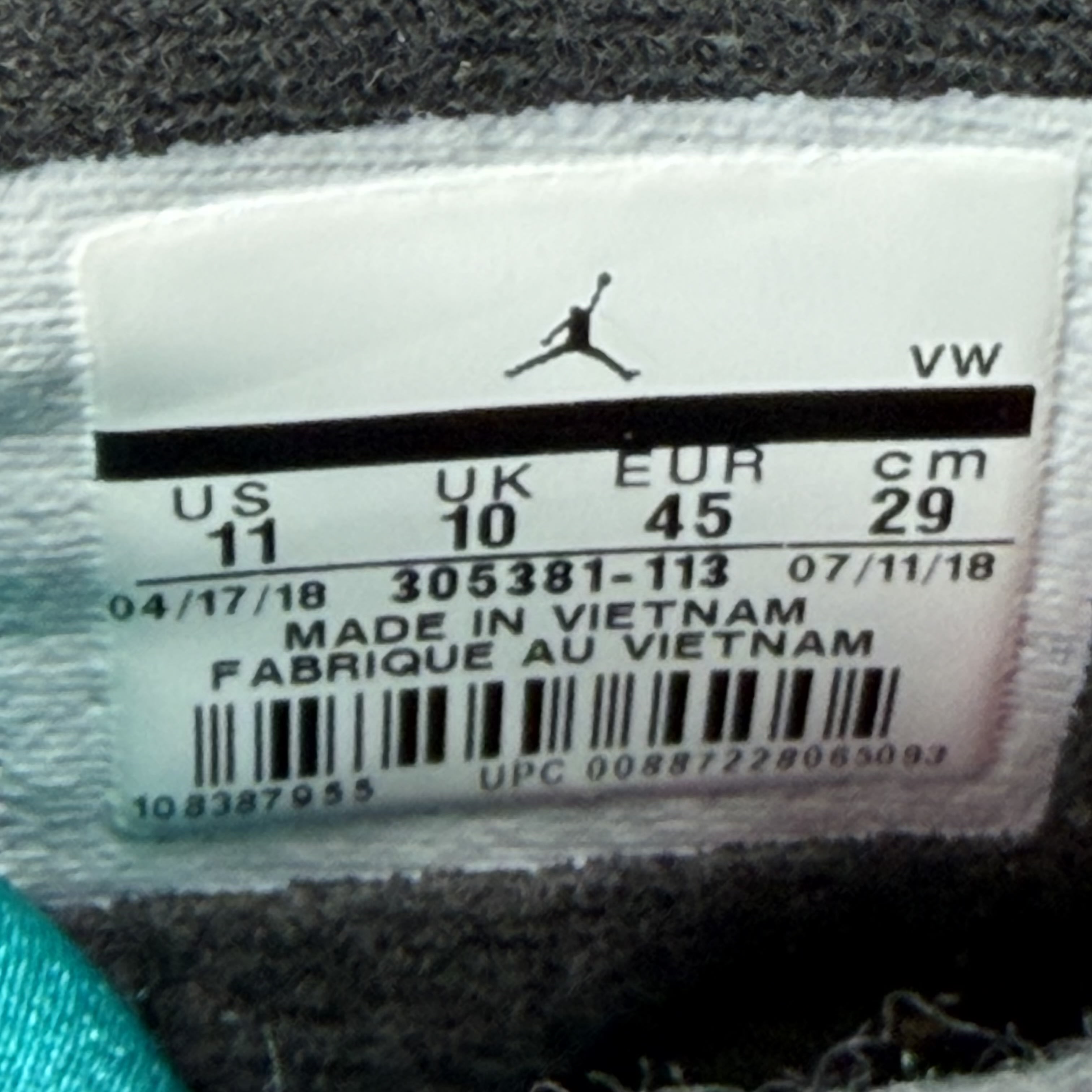 SP5176 Jordan 8 Retro South Beach