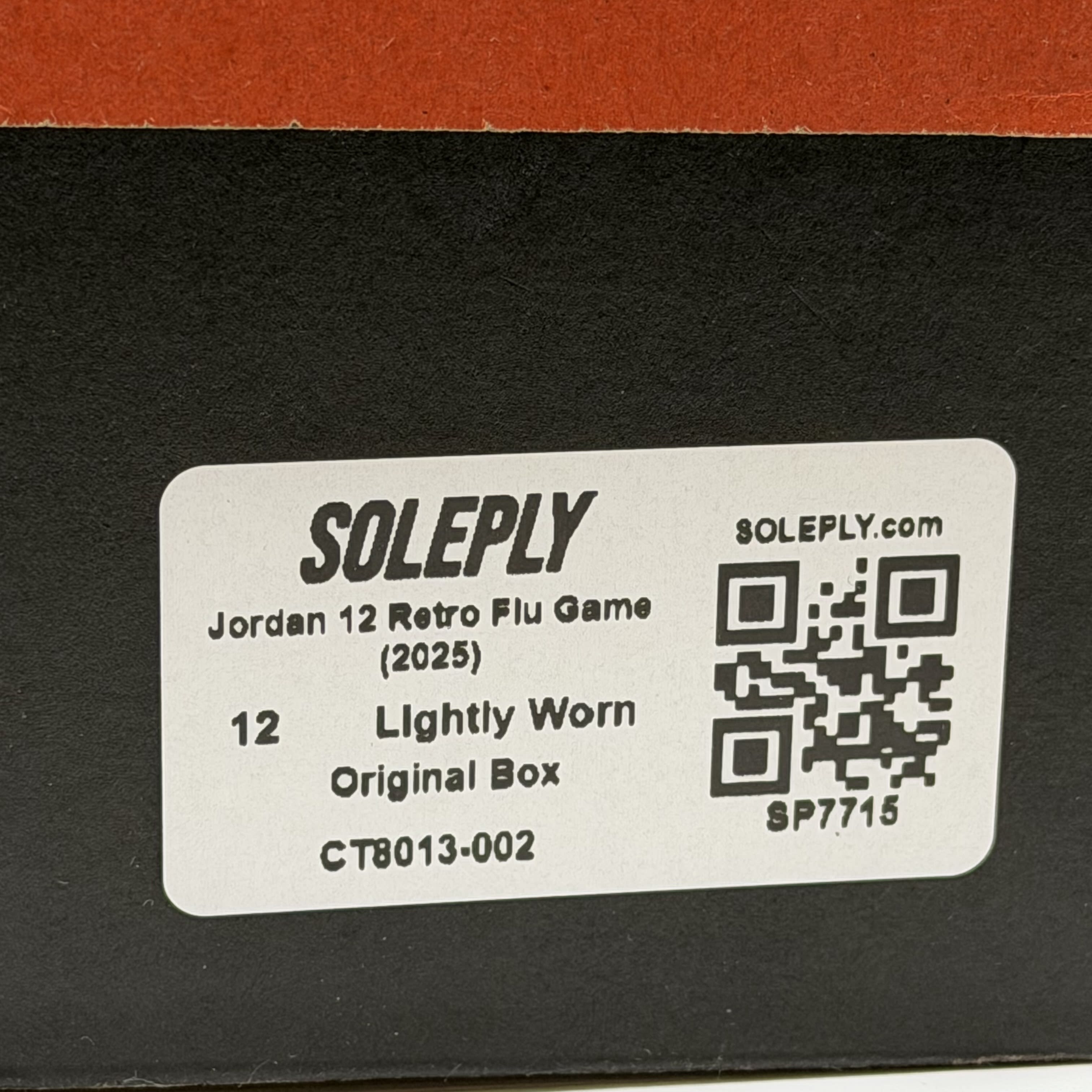 SP7715 Jordan 12 Retro Flu Game (2025)