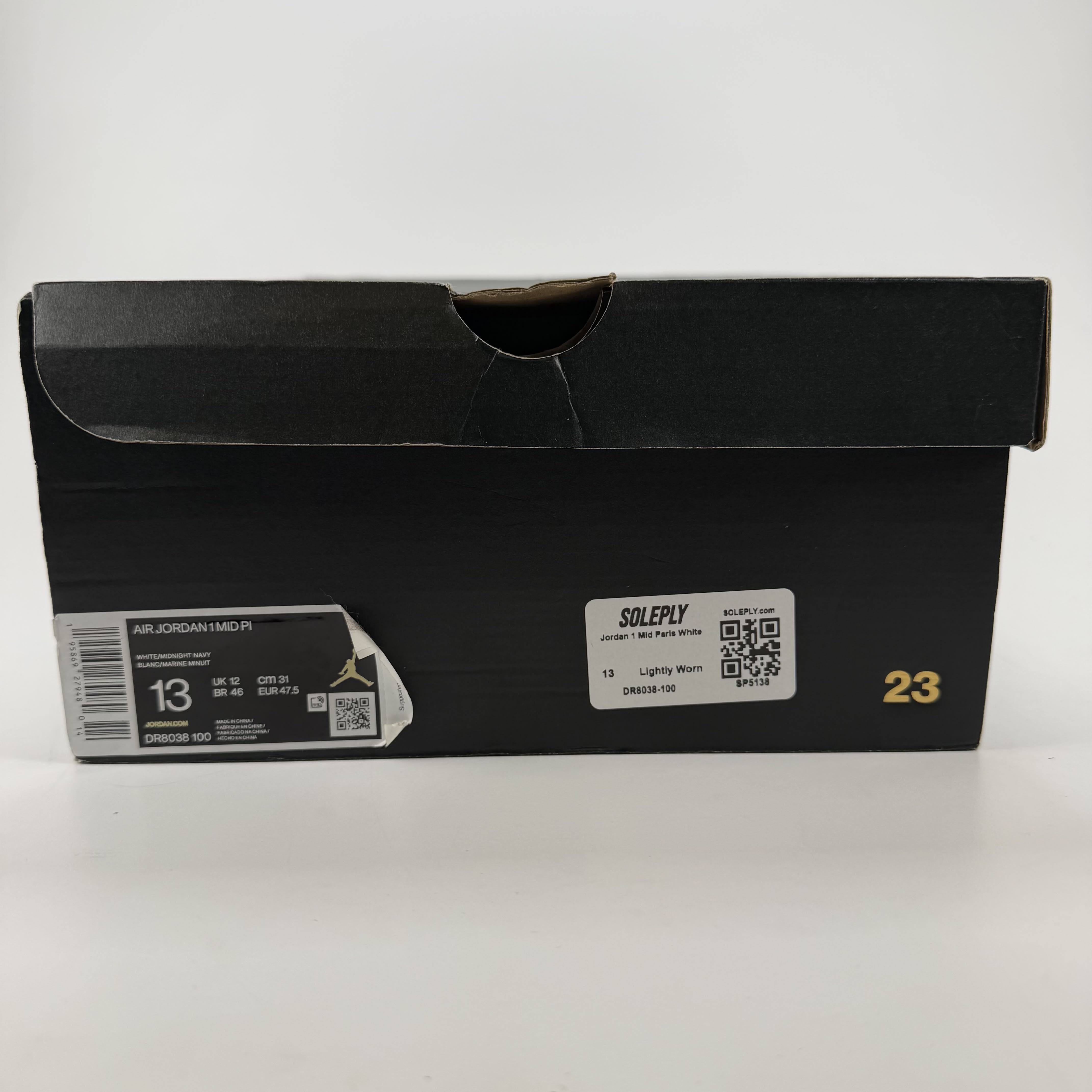 SP5138 Jordan 1 Mid Paris White