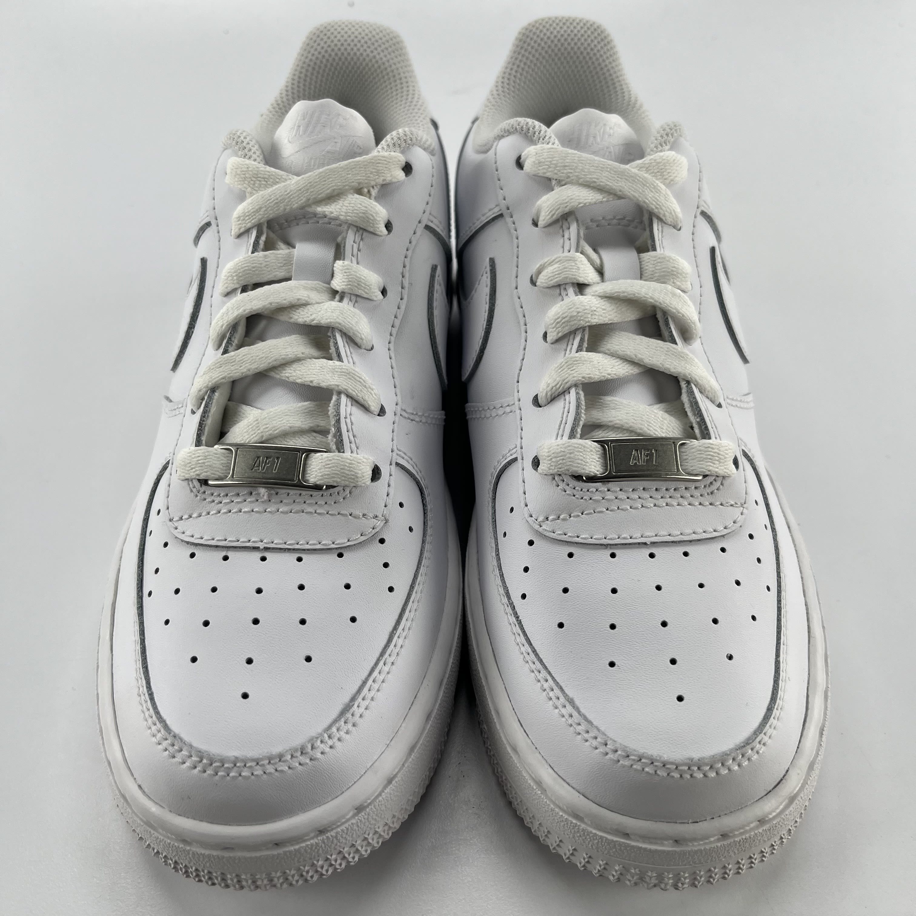 459714 Nike Air Force 1 LE (GS) 'Triple White'