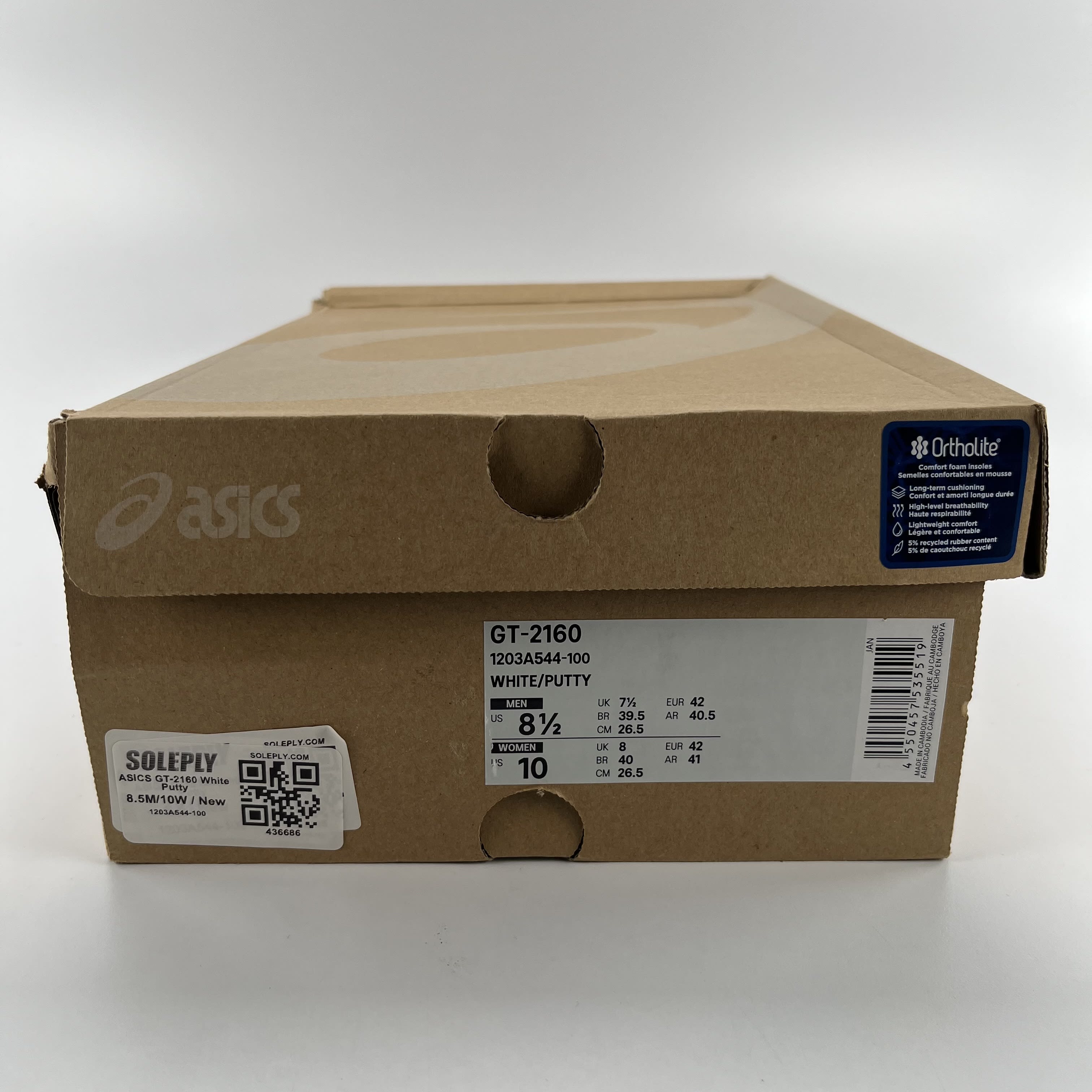 436686 ASICS GT-2160 White Putty