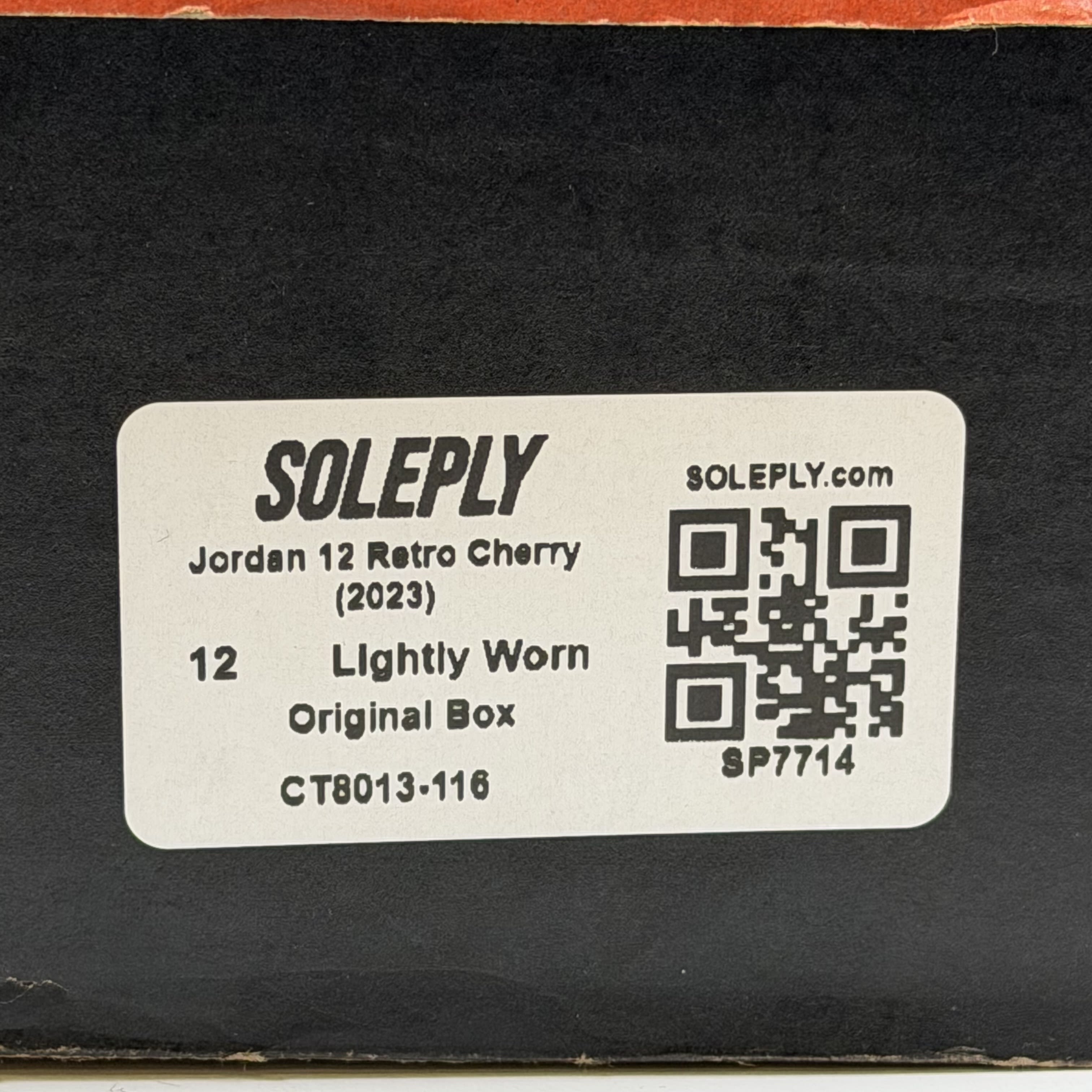 SP7714 Jordan 12 Retro Cherry (2023)