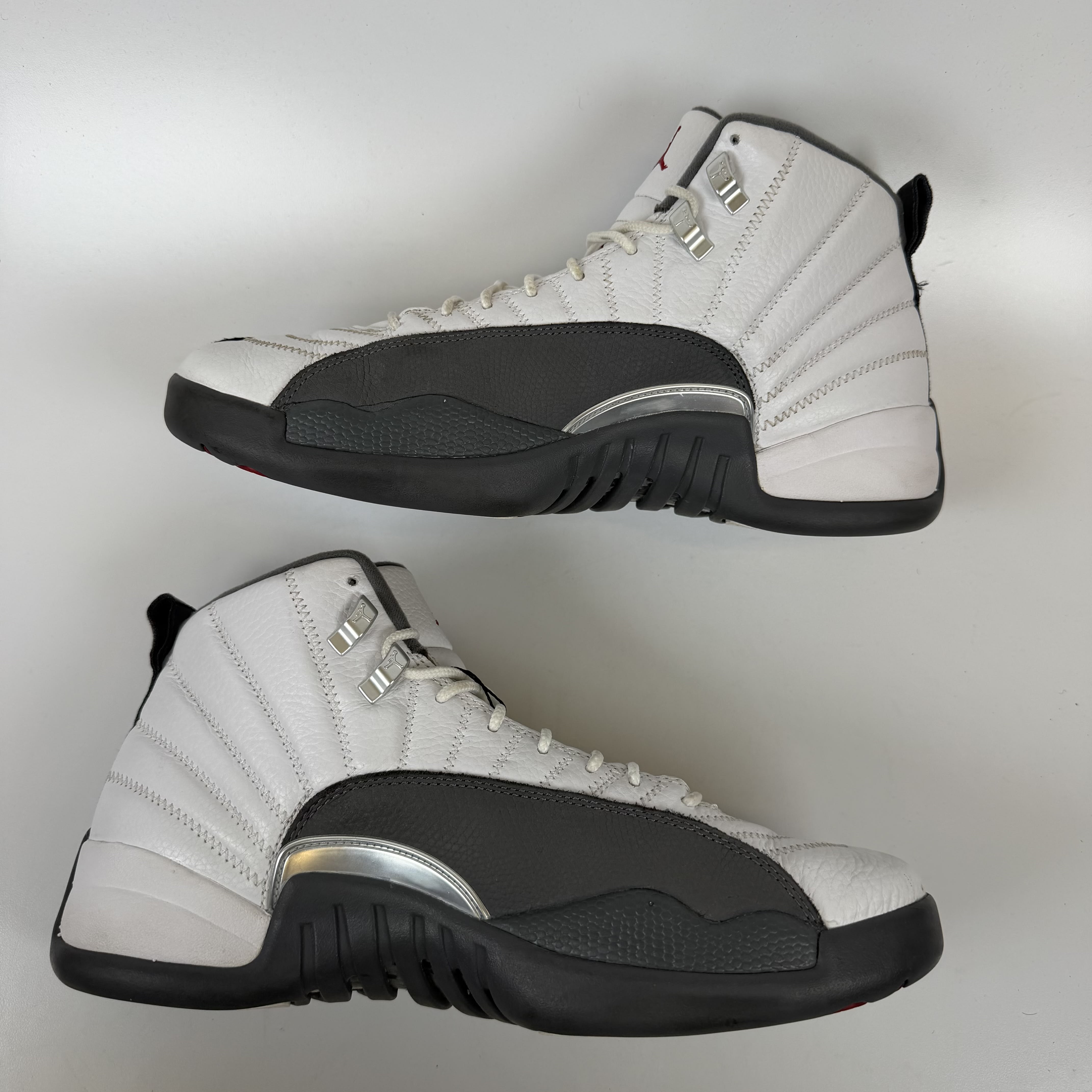 683224 Jordan 12 Retro White Dark Grey