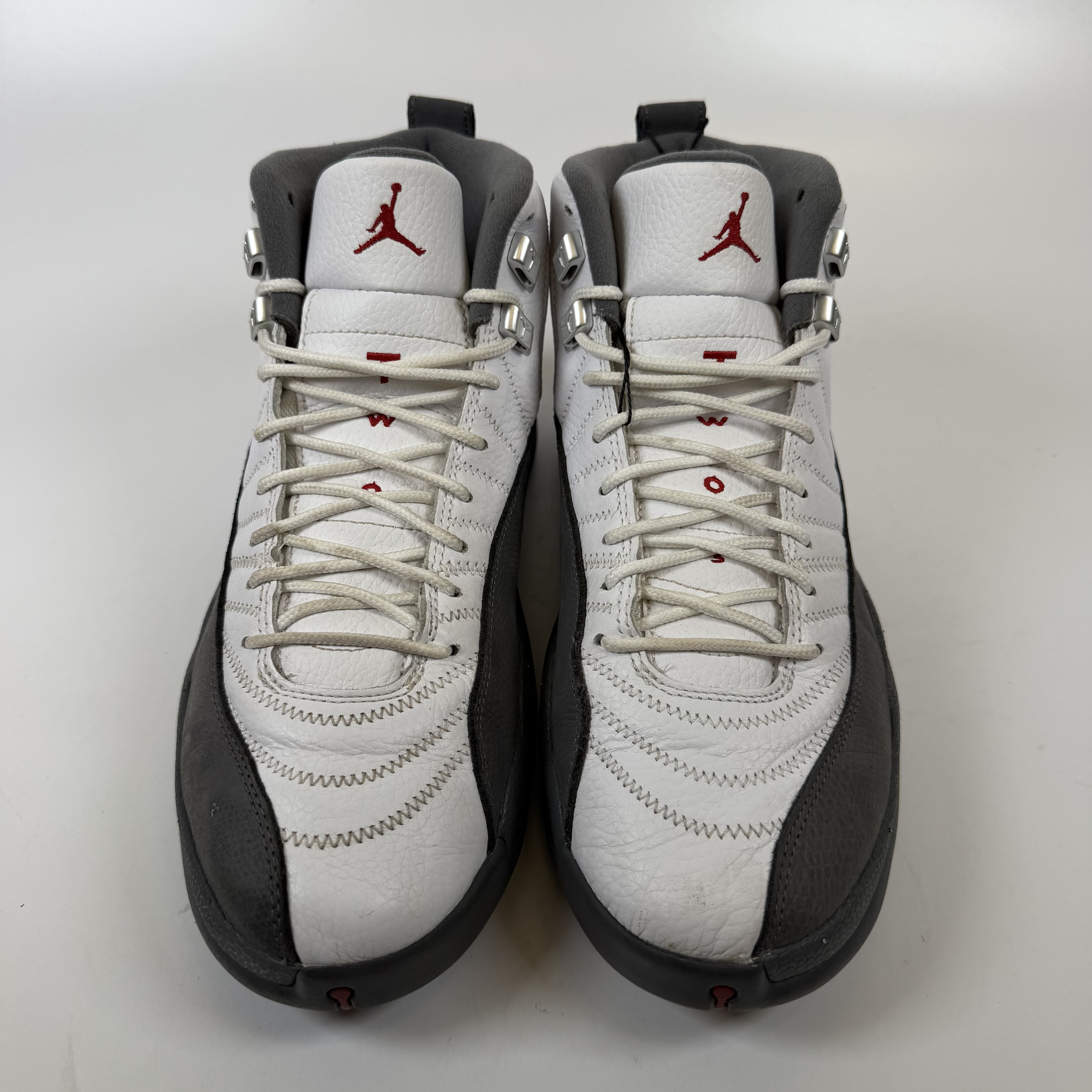 683224 Jordan 12 Retro White Dark Grey