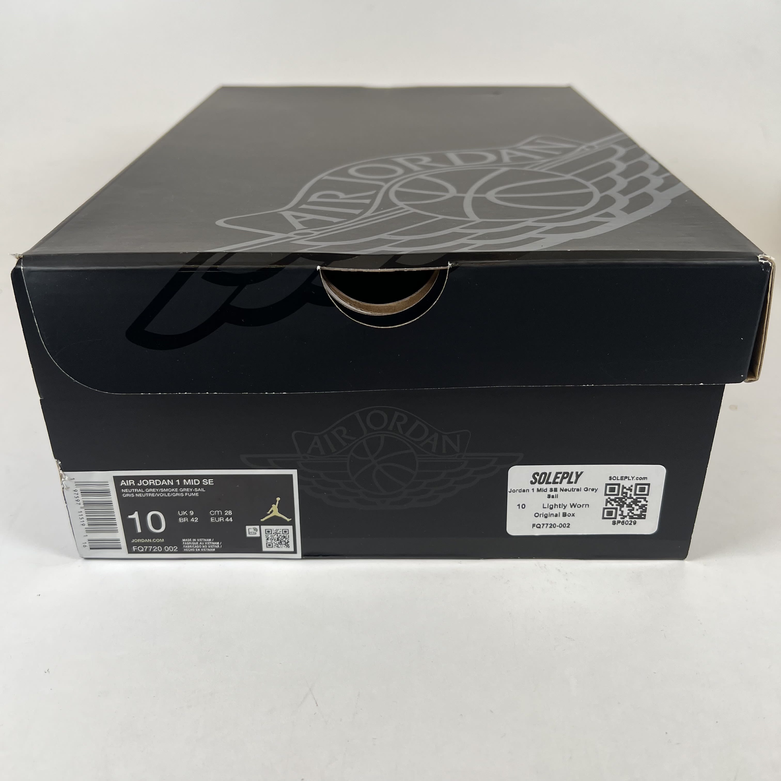 SP6029 Jordan 1 Mid SE Neutral Grey Sail