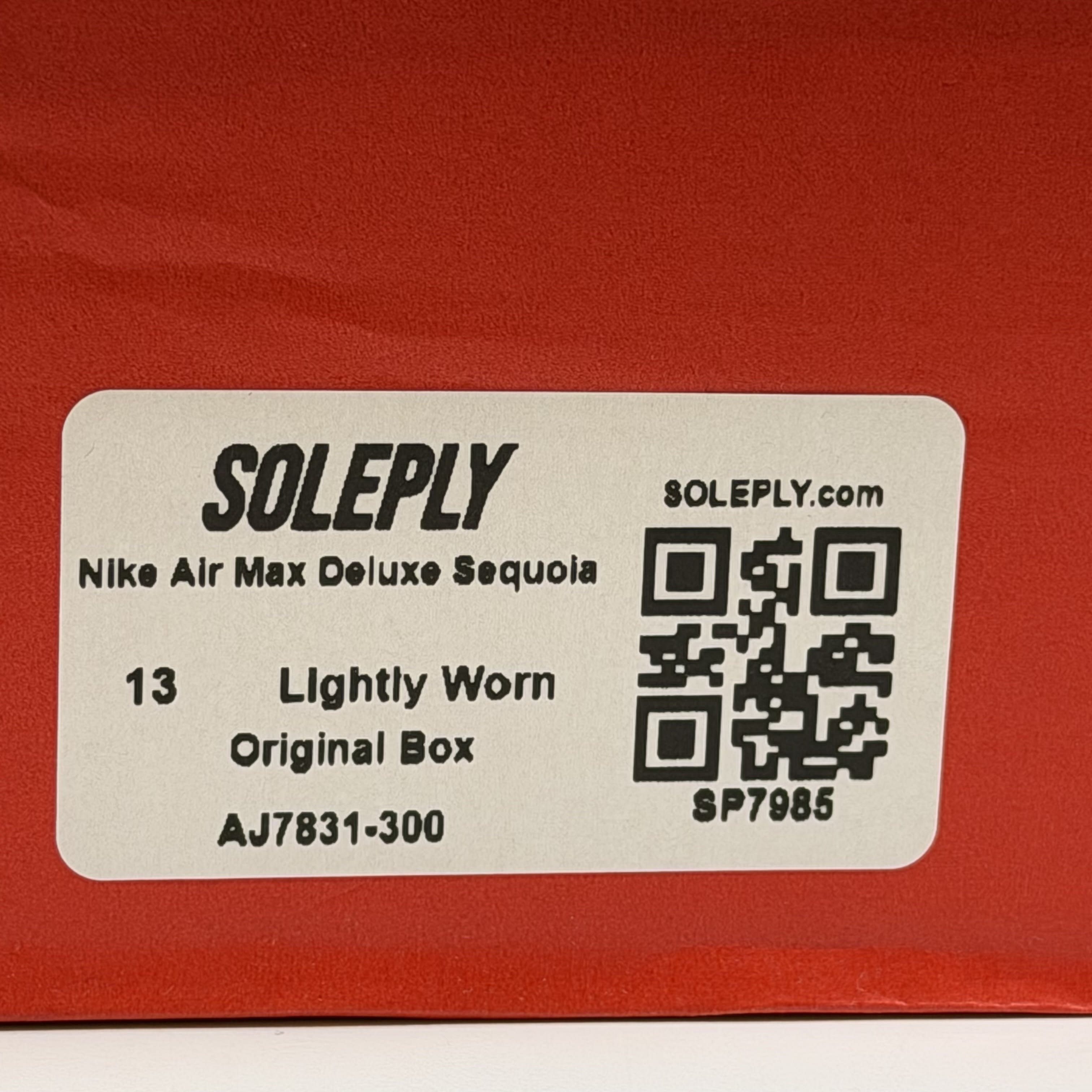 SP7985 Nike Air Max Deluxe Sequoia