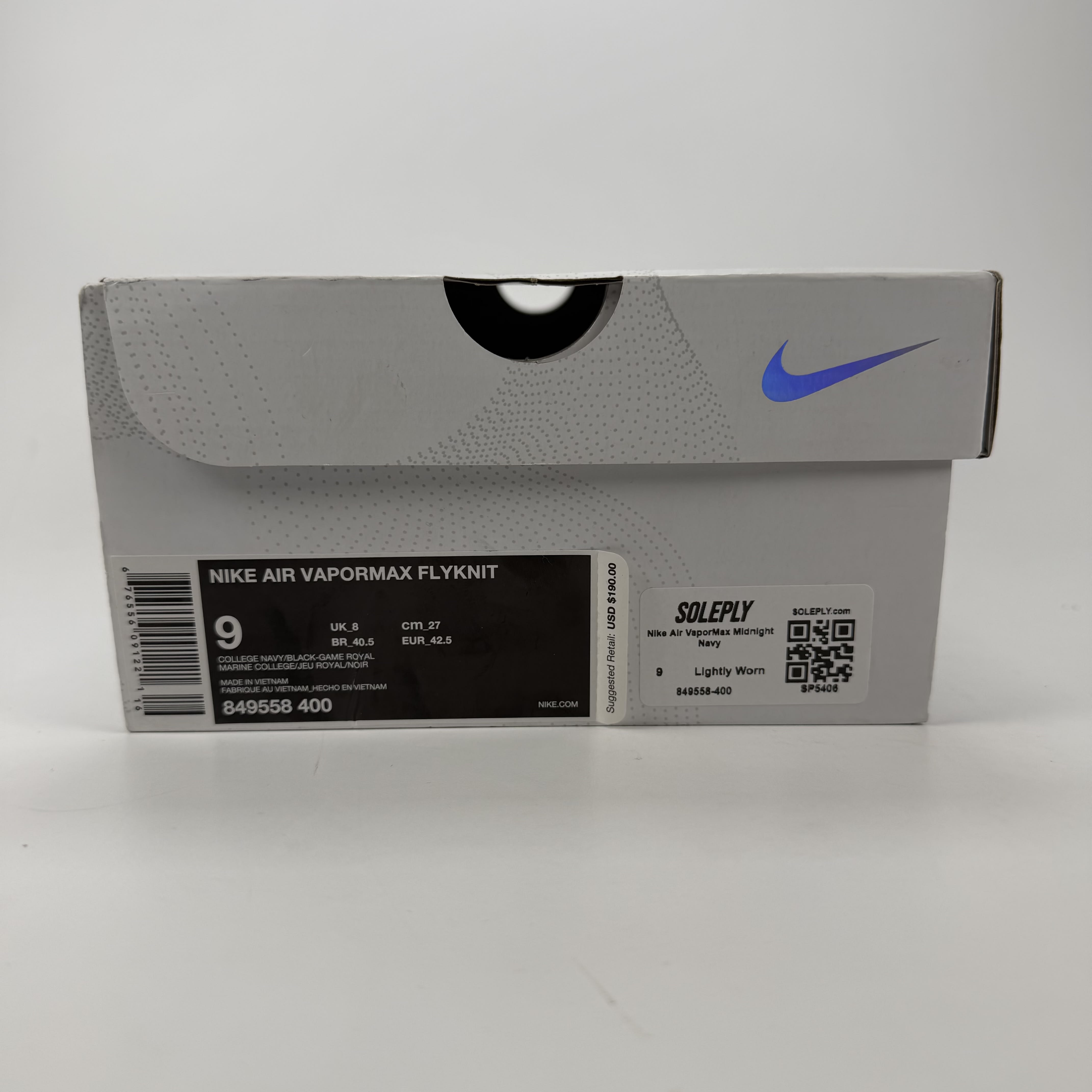 SP5406 Nike Air VaporMax Midnight Navy