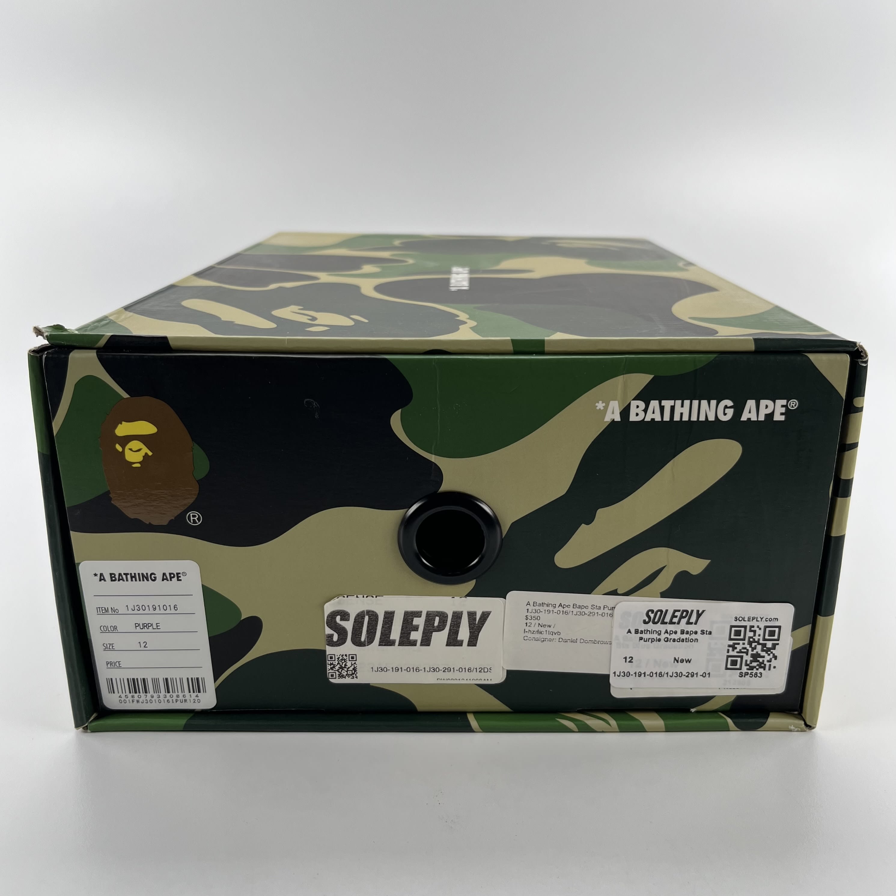 SP563 A Bathing Ape Bape Sta Purple Gradation